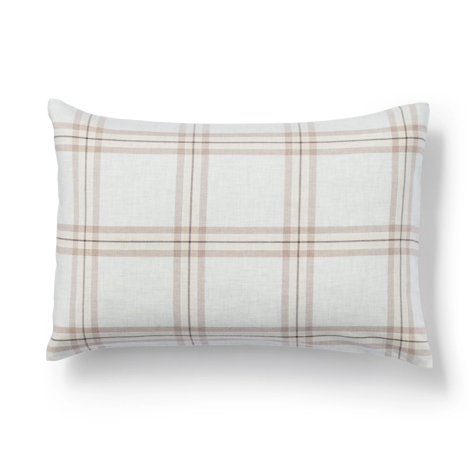 Cotton Flannel Checkered Pillowcase - Image 6