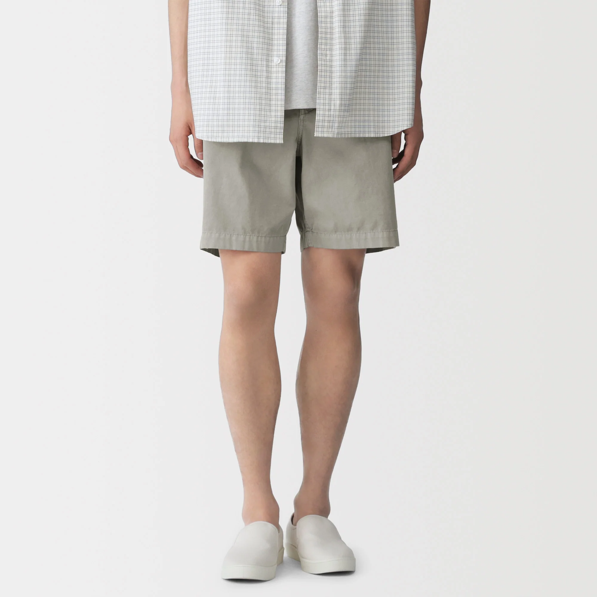 Cotton Garment-Dyed Shorts - Image 12