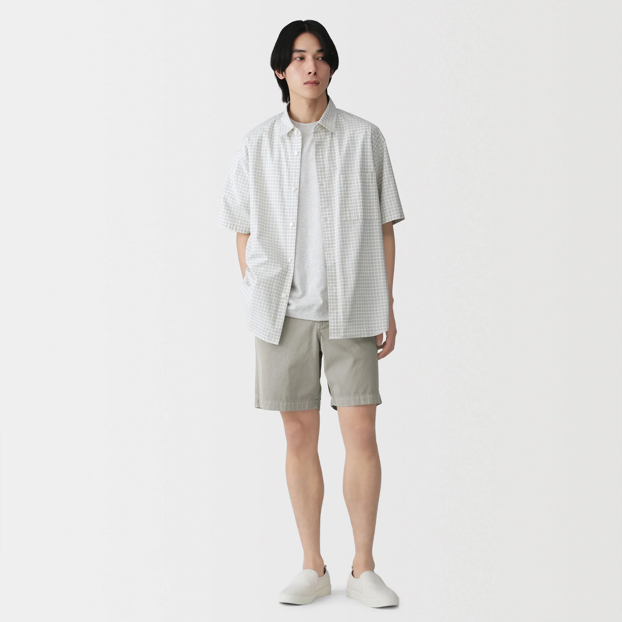 Cotton Garment-Dyed Shorts - Image 13