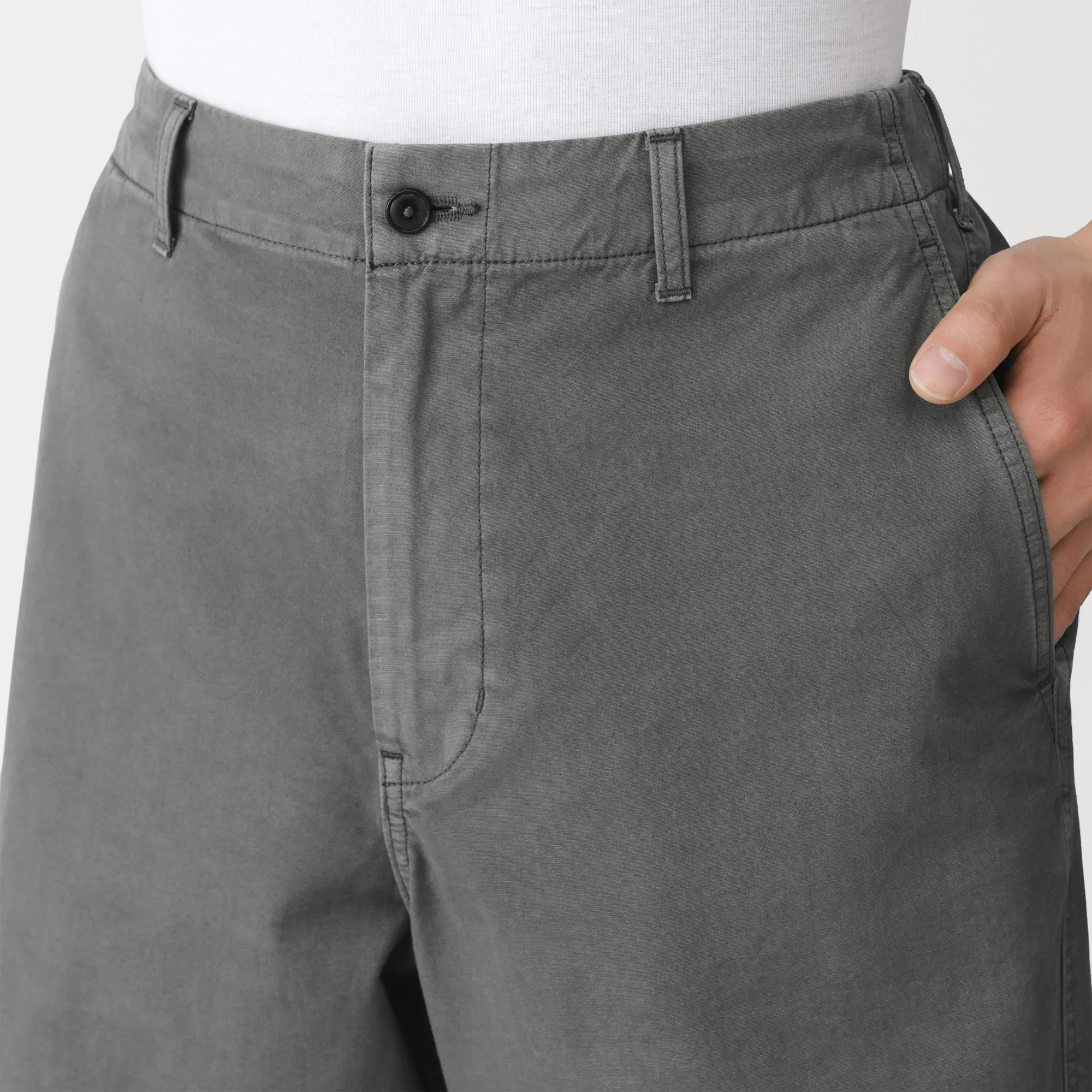 Cotton Garment-Dyed Shorts - Image 7