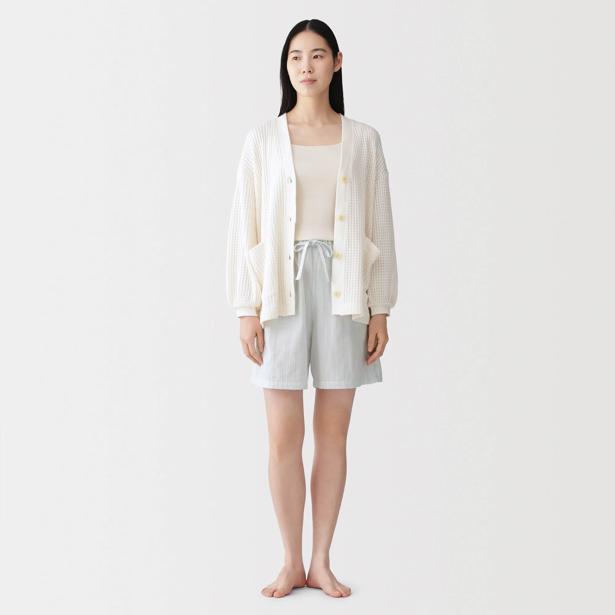 Cotton Gauze Half Pants - Image 20