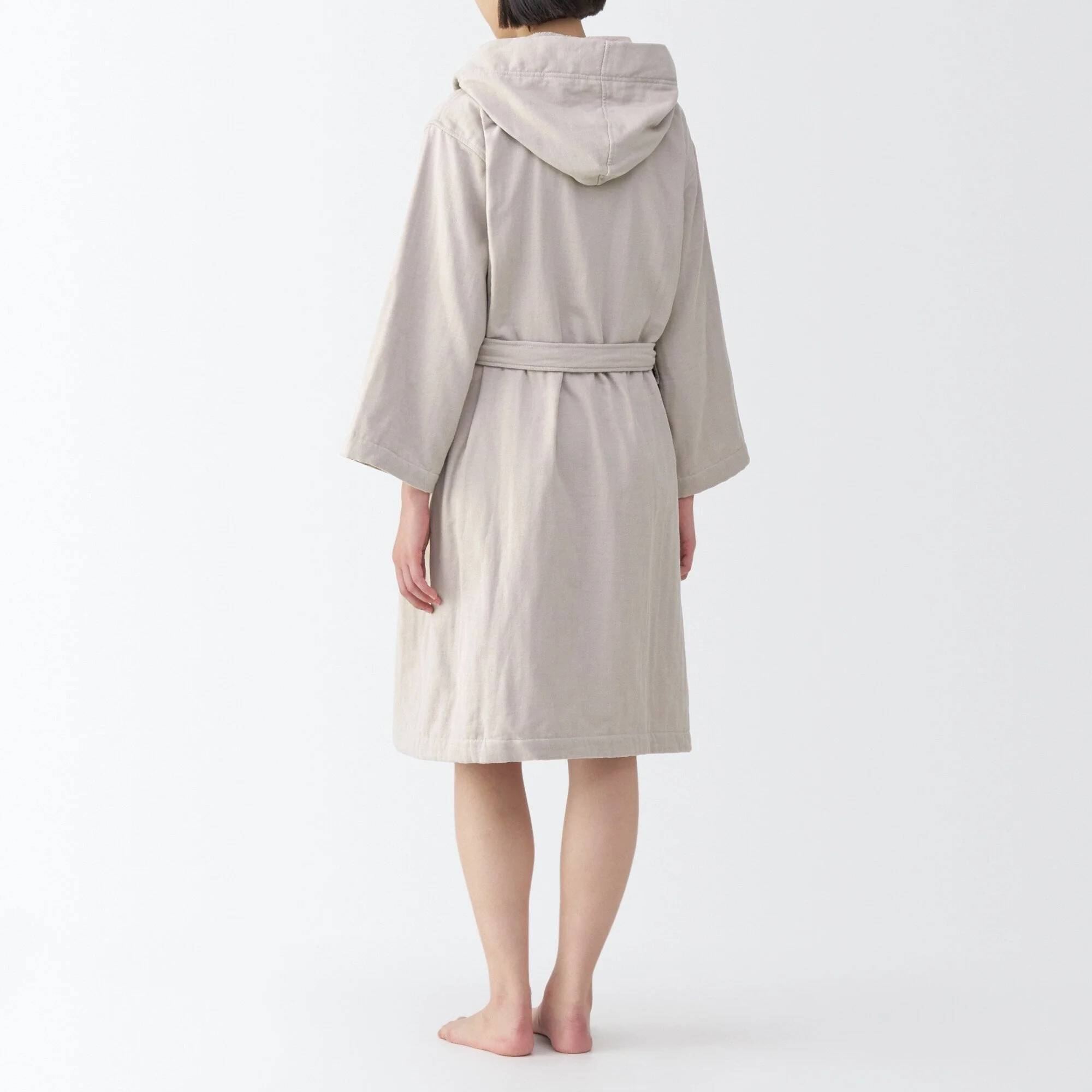 Cotton Gauze Pile Bathrobe - Image 13