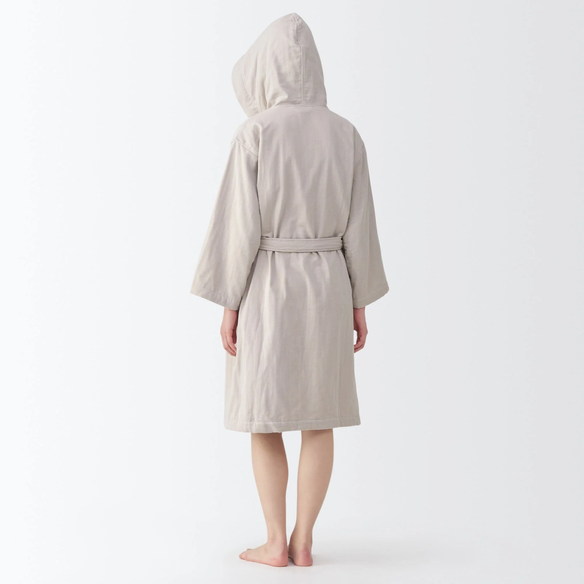 Cotton Gauze Pile Bathrobe - Image 14