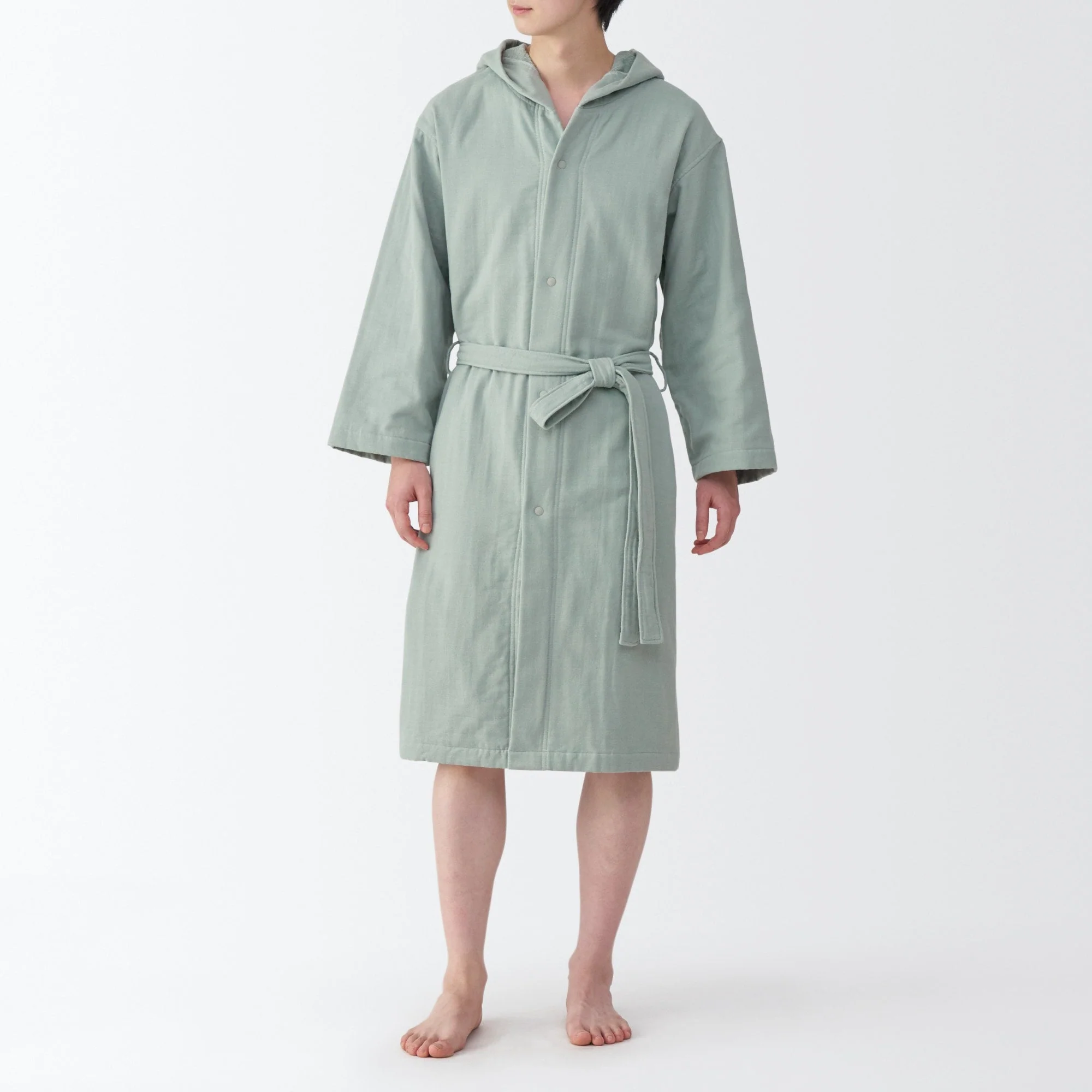 Cotton Gauze Pile Bathrobe - Image 5