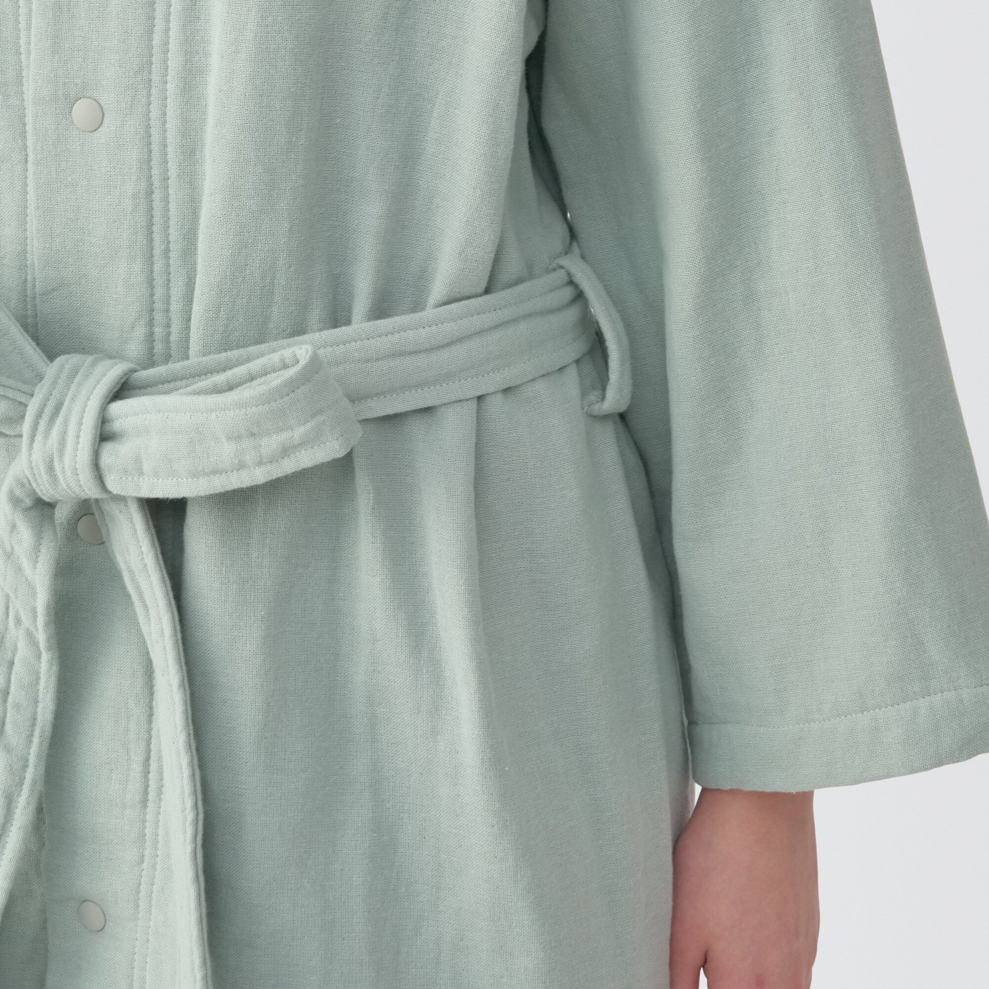 Cotton Gauze Pile Bathrobe - Image 8