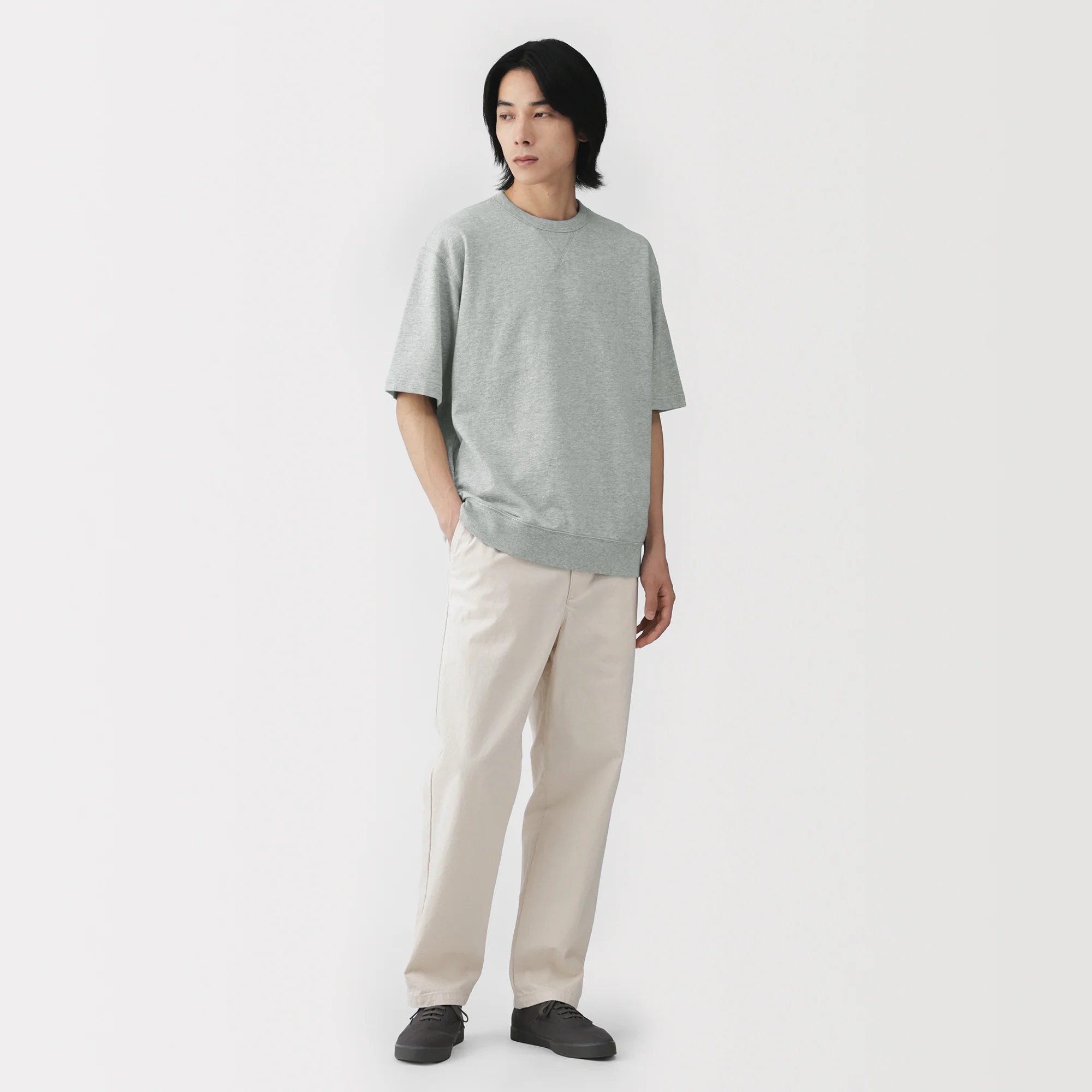 Cotton Half-Sleeve Sweatshirt - Image 18