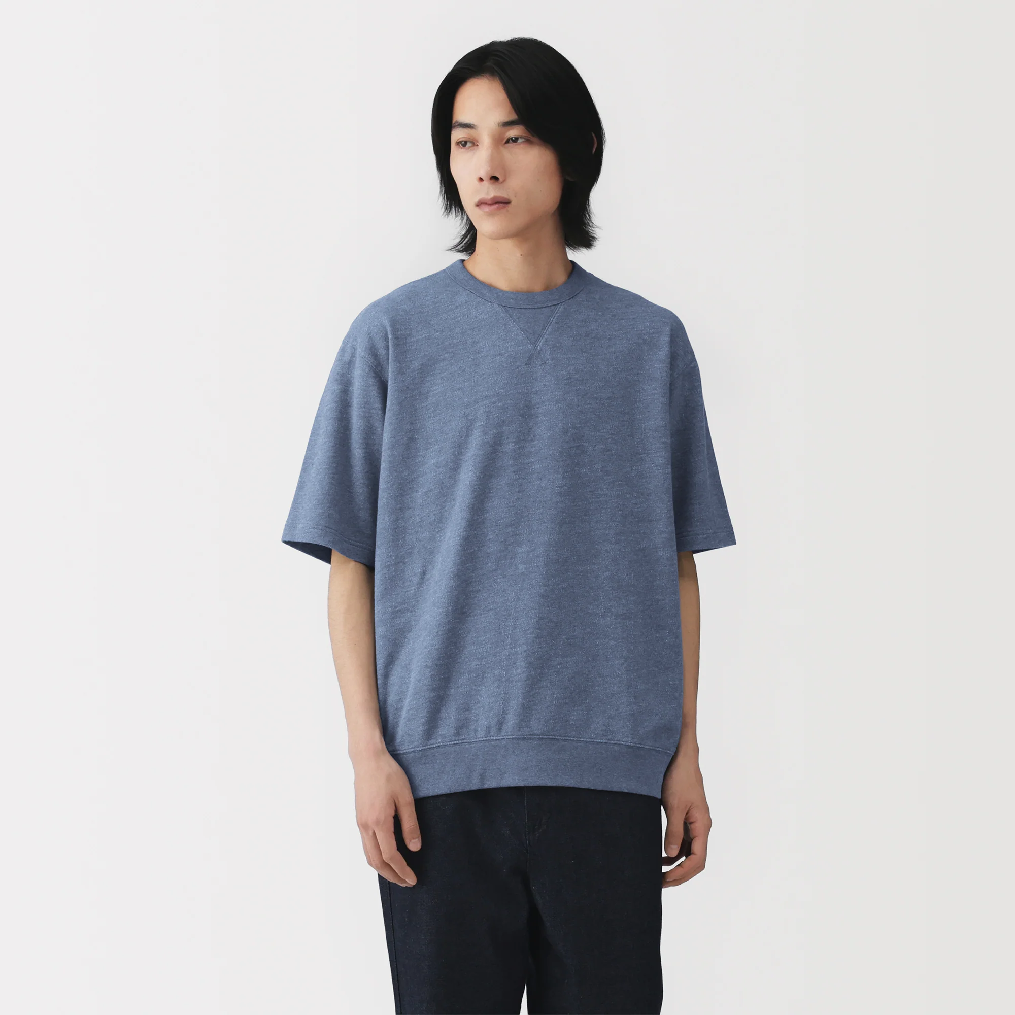 Cotton Half-Sleeve Sweatshirt - Image 3