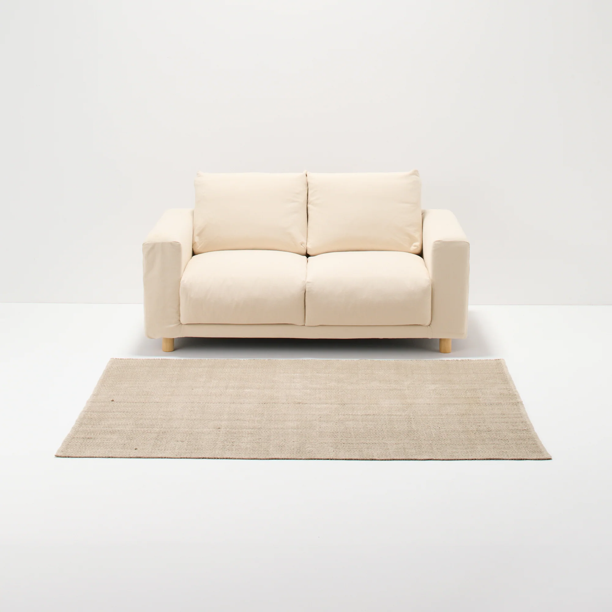 Cotton Hand Woven Floor Rug (W55.1 x L76.8") - Image 3