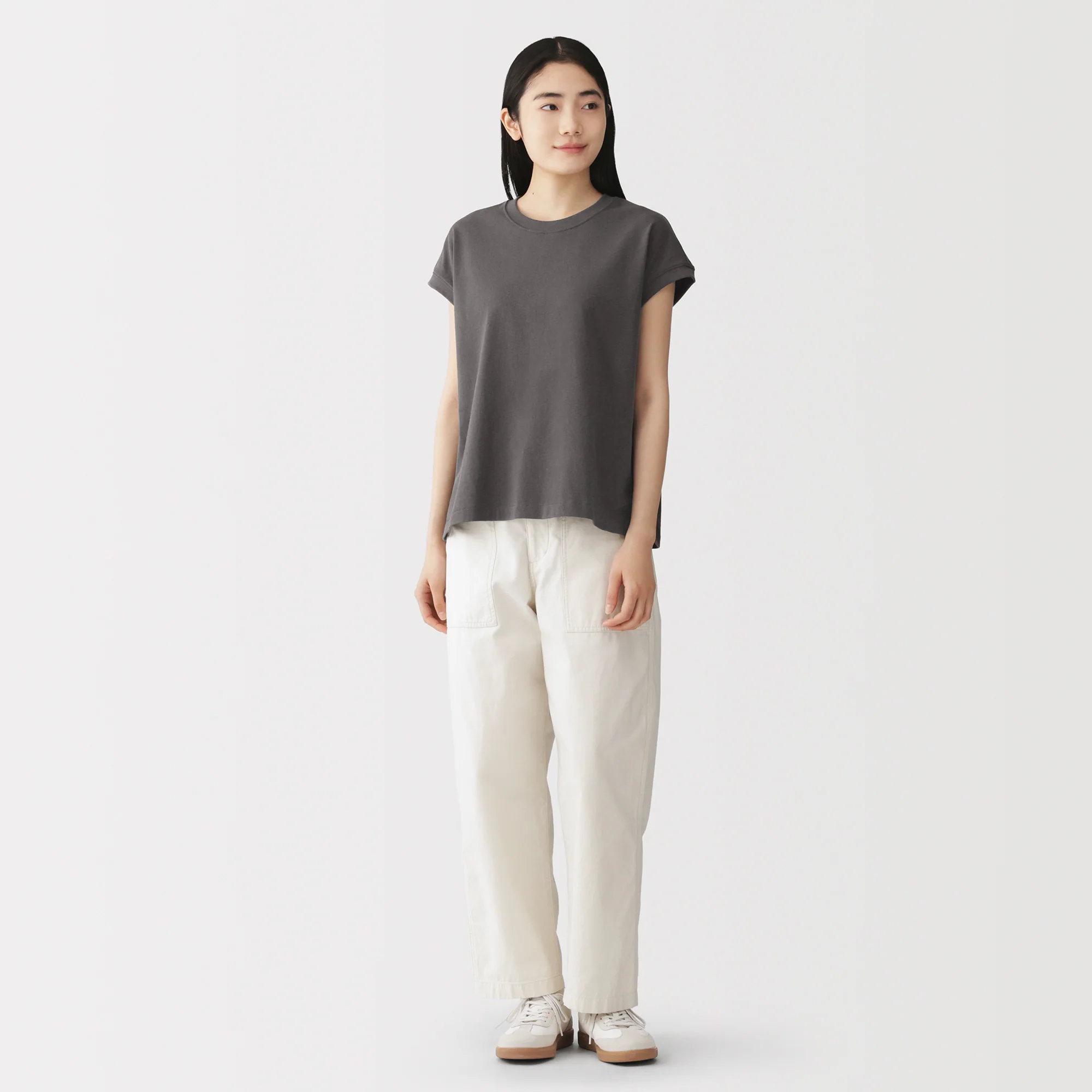 Cotton Jersey French Sleeve T-Shirt - Image 13