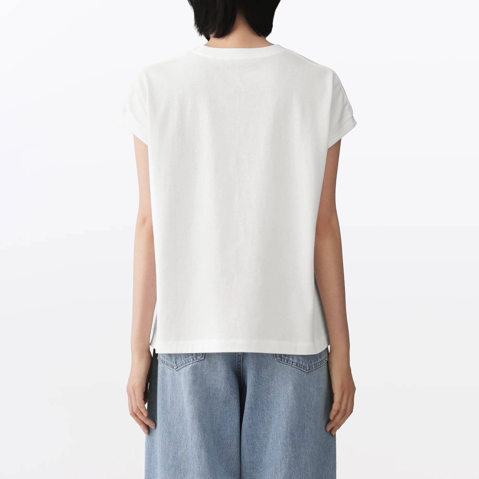 Cotton Jersey French Sleeve T-Shirt - Image 15