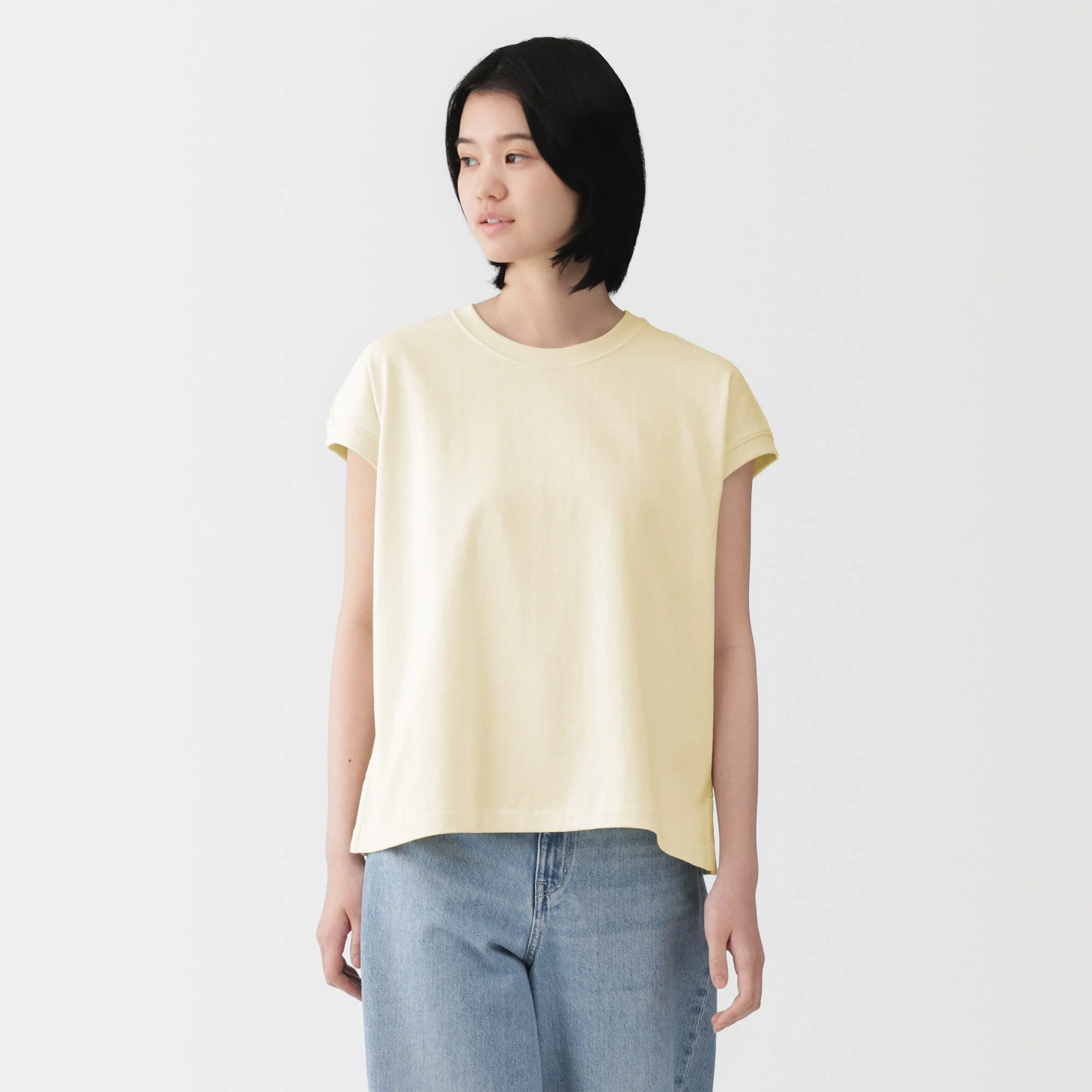 Cotton Jersey French Sleeve T-Shirt - Image 28