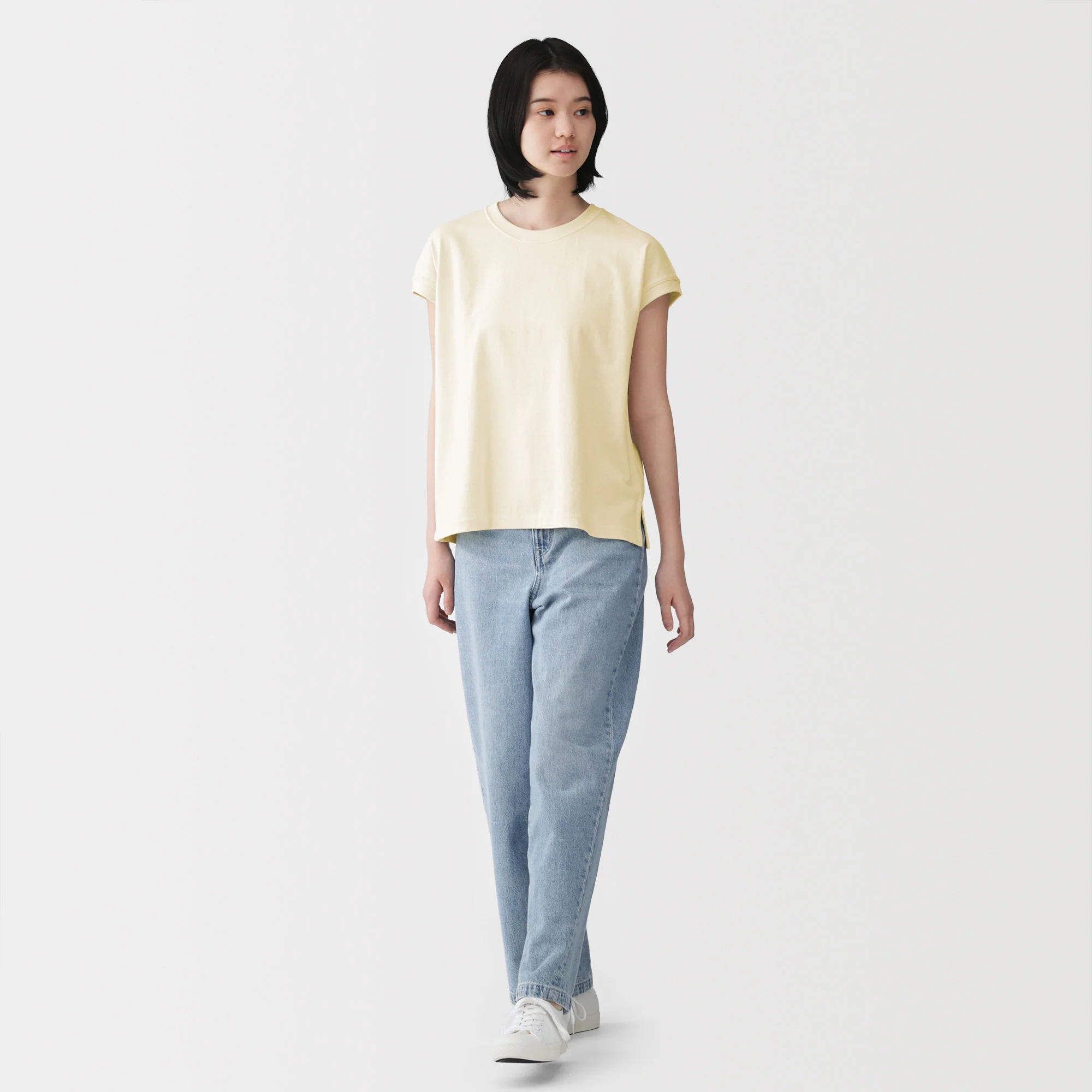 Cotton Jersey French Sleeve T-Shirt - Image 29