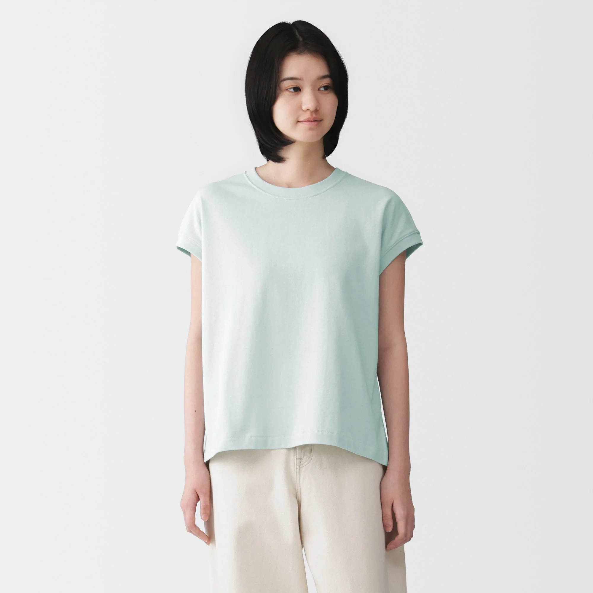 Cotton Jersey French Sleeve T-Shirt - Image 37