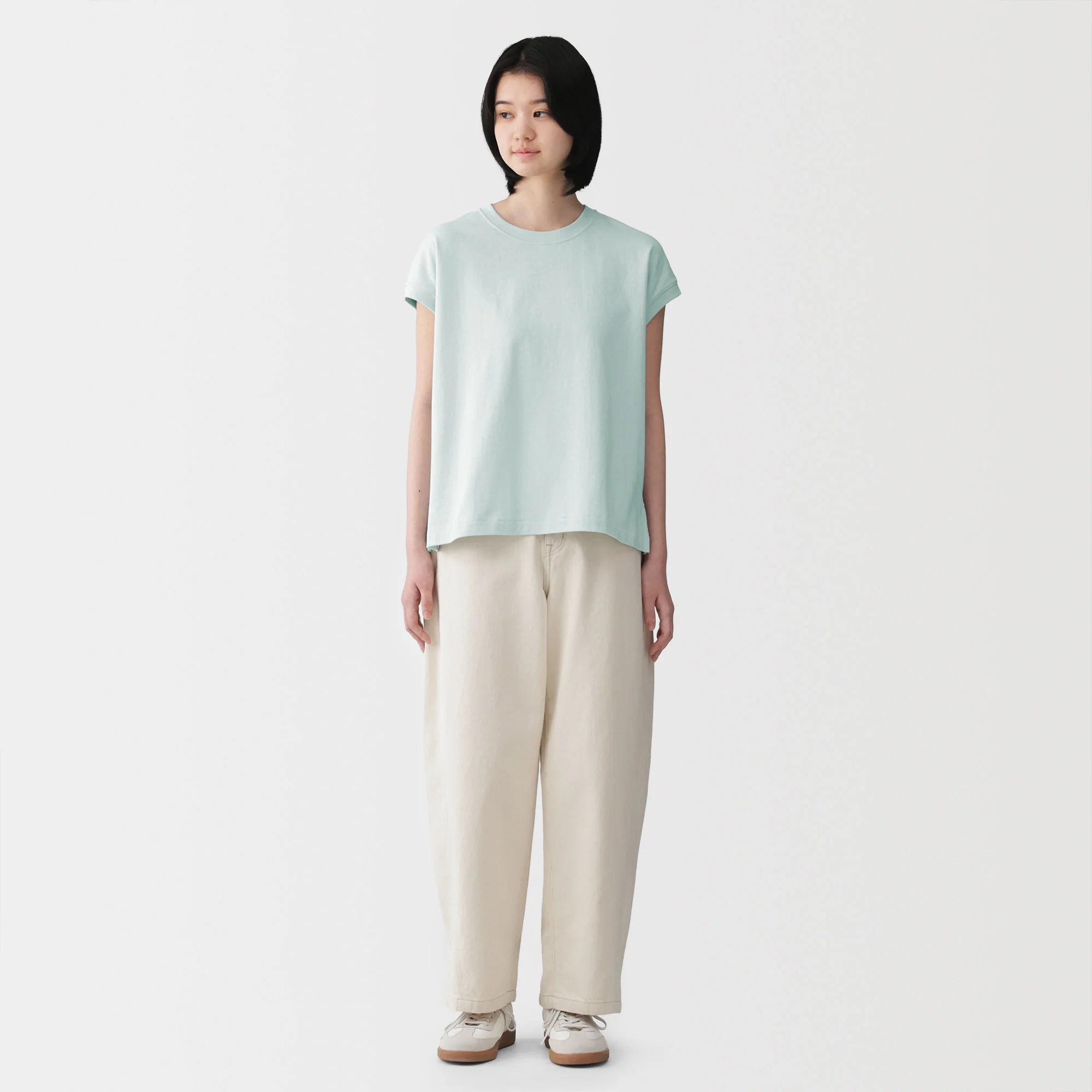Cotton Jersey French Sleeve T-Shirt - Image 38