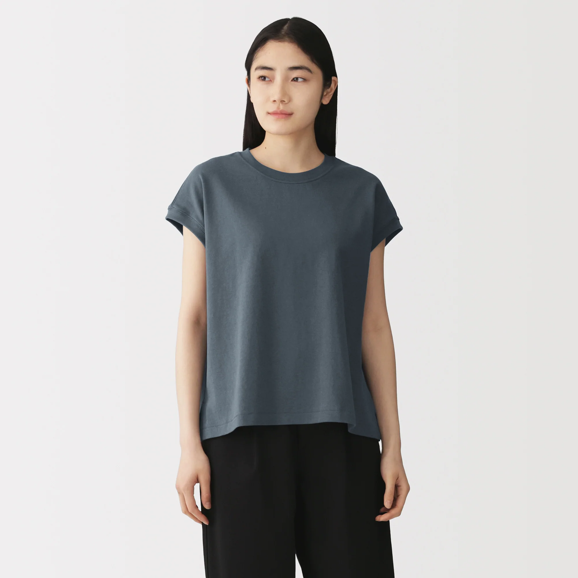Cotton Jersey French Sleeve T-Shirt - Image 46