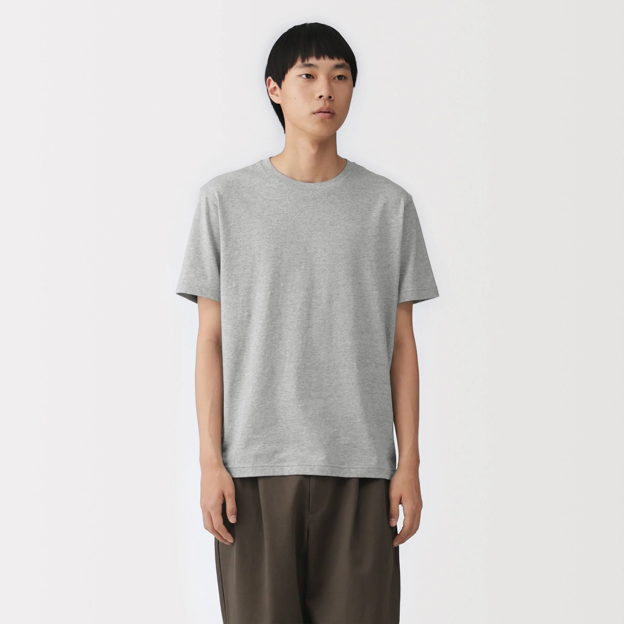 Cotton Jersey Crewneck T-Shirt - Image 11
