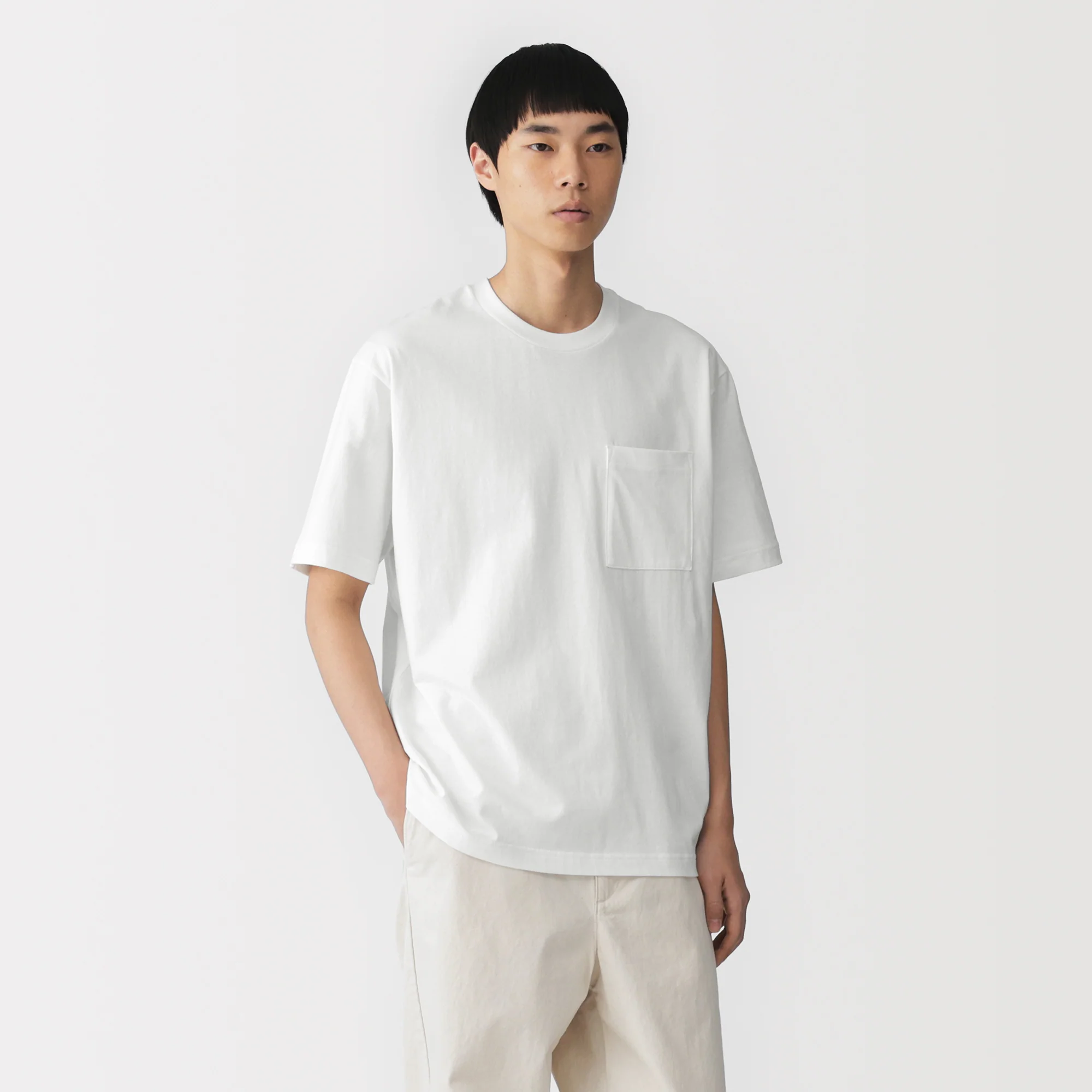 Cotton Jersey Wide T-Shirt - Image 3