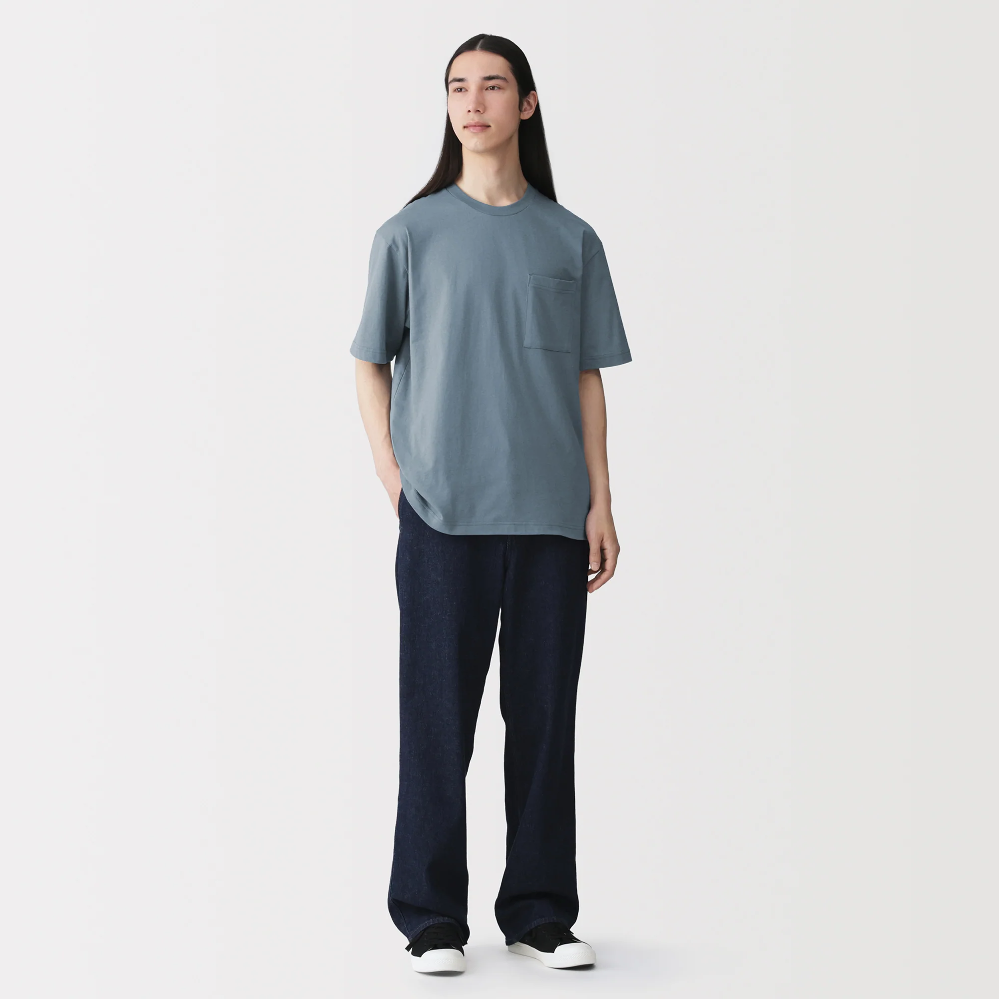 Cotton Jersey Wide T-Shirt - Image 36
