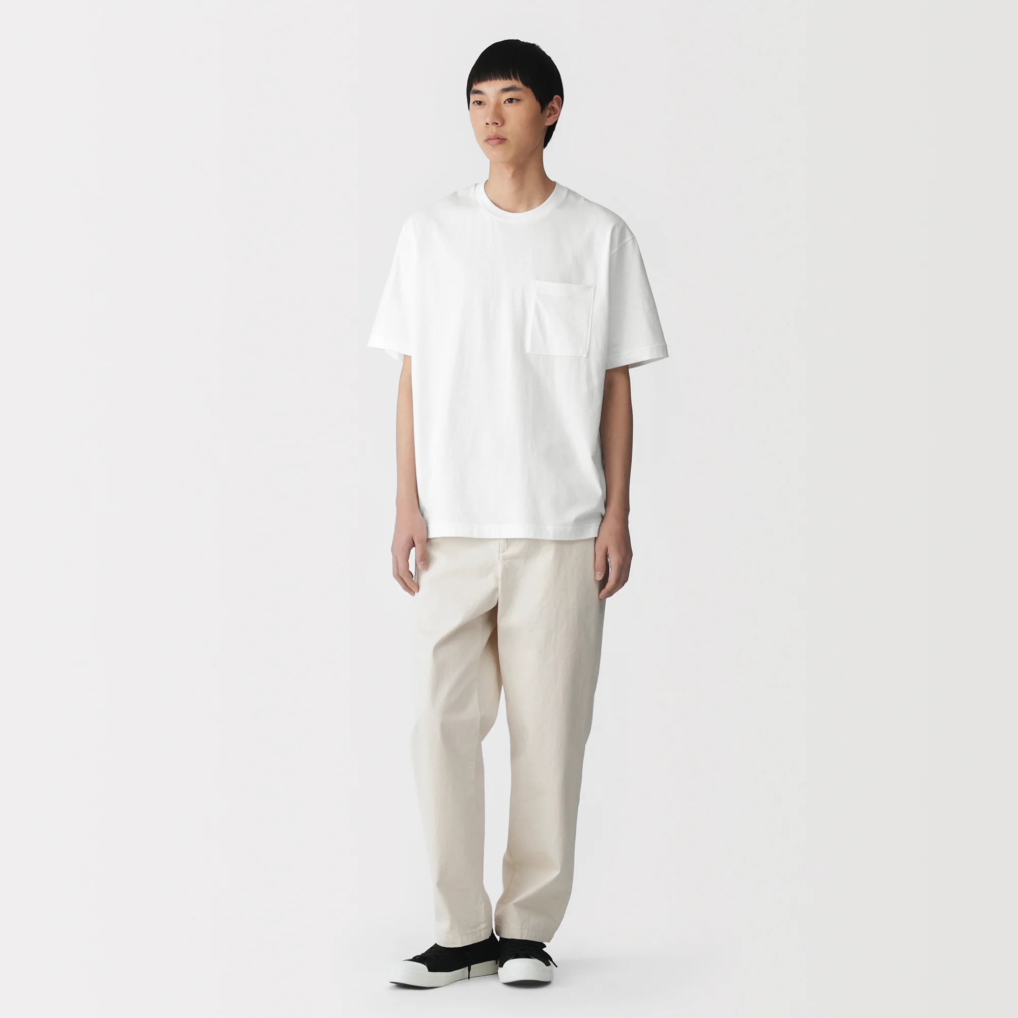 Cotton Jersey Wide T-Shirt - Image 4