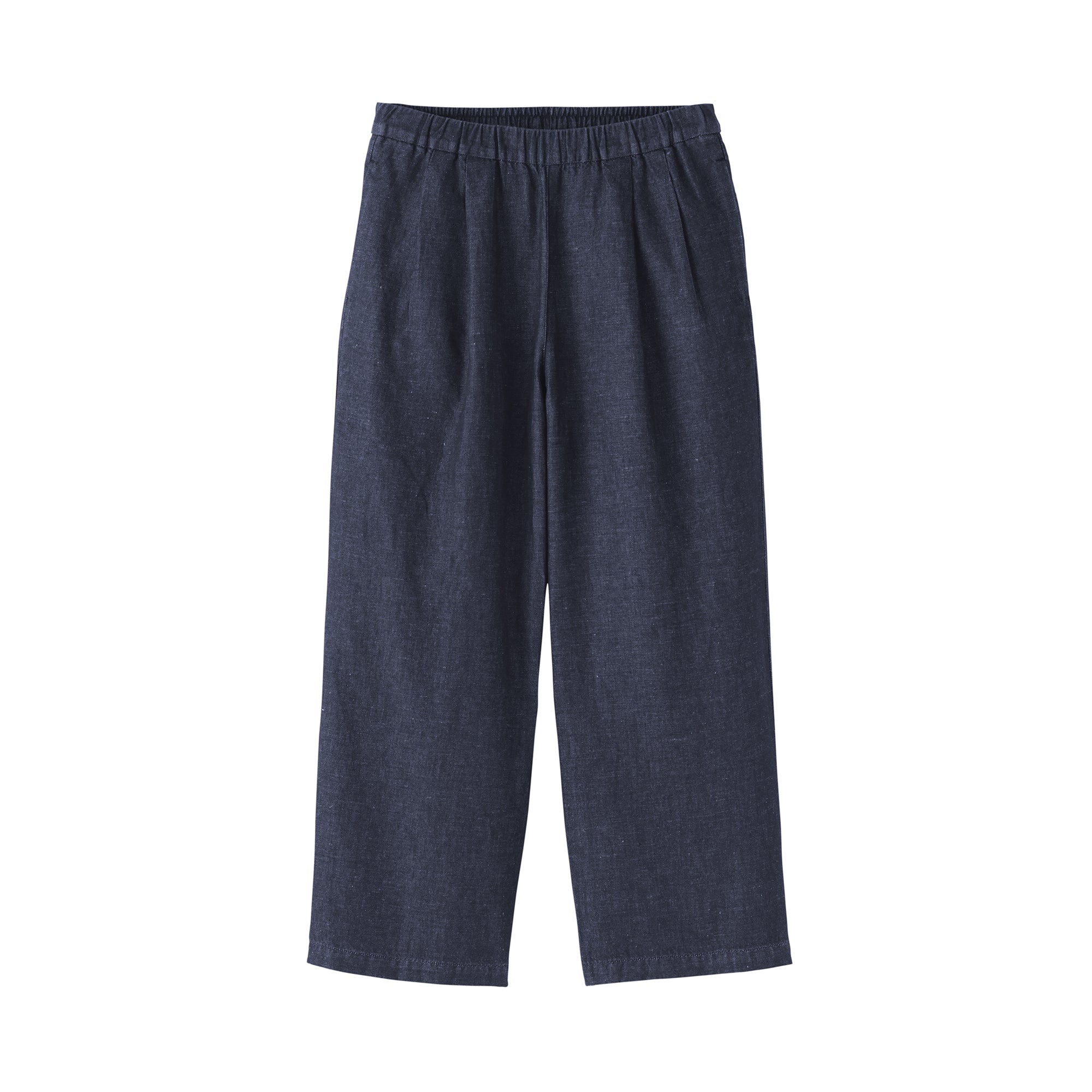 Cotton Linen Denim Easy Pants - Image 2