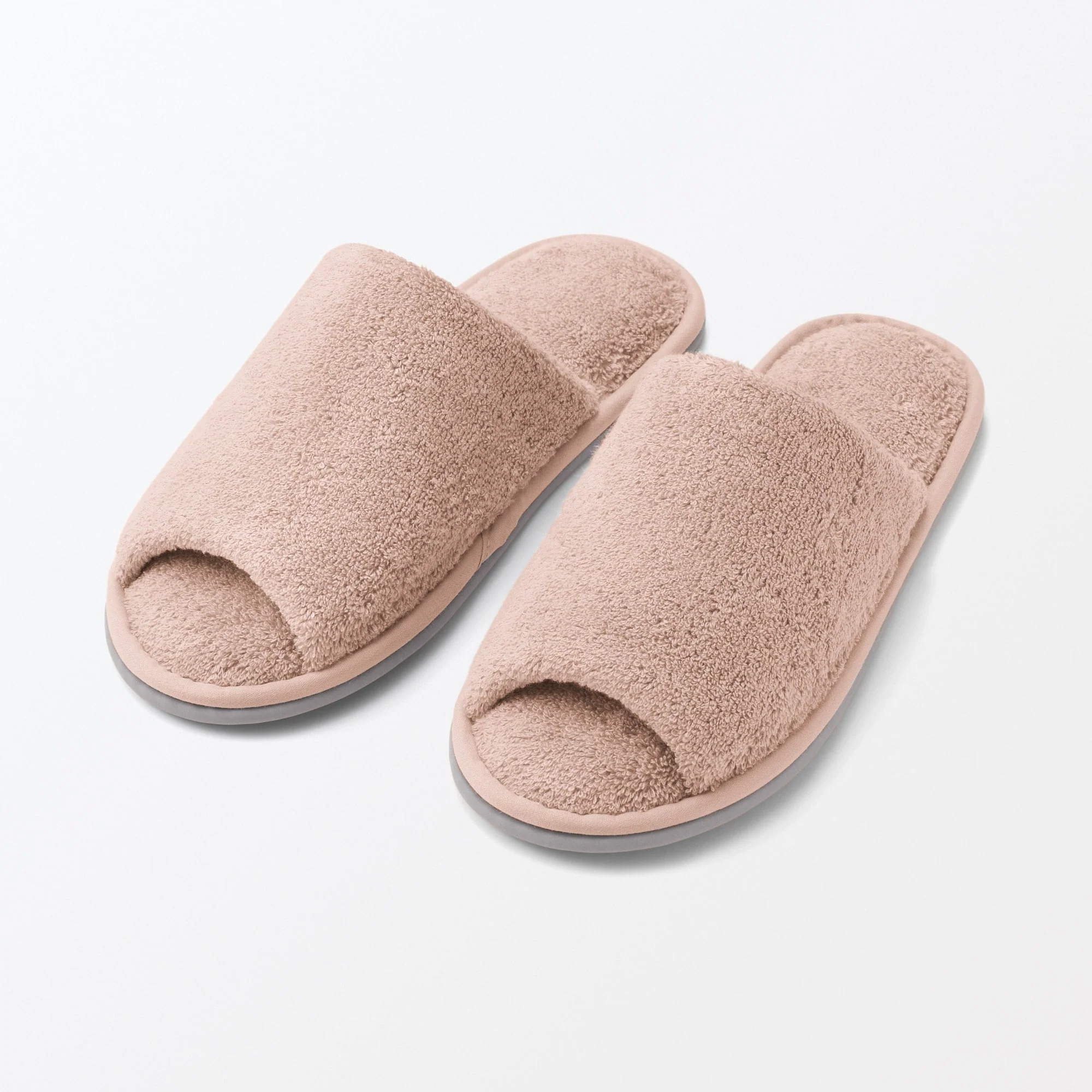 Cotton Pile Open Toe Slippers - Image 3