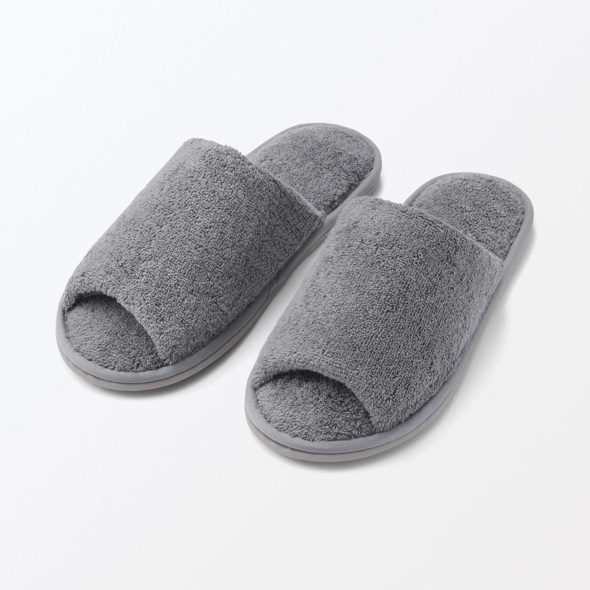 Cotton Pile Open Toe Slippers - Image 9