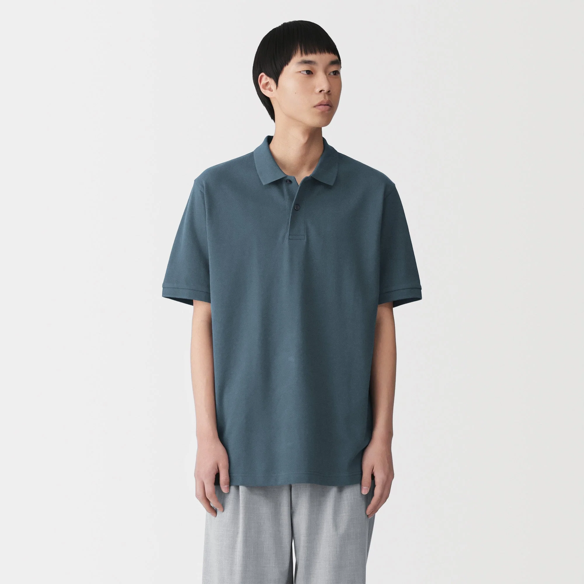 Cotton Pique Polo Shirt - Image 3