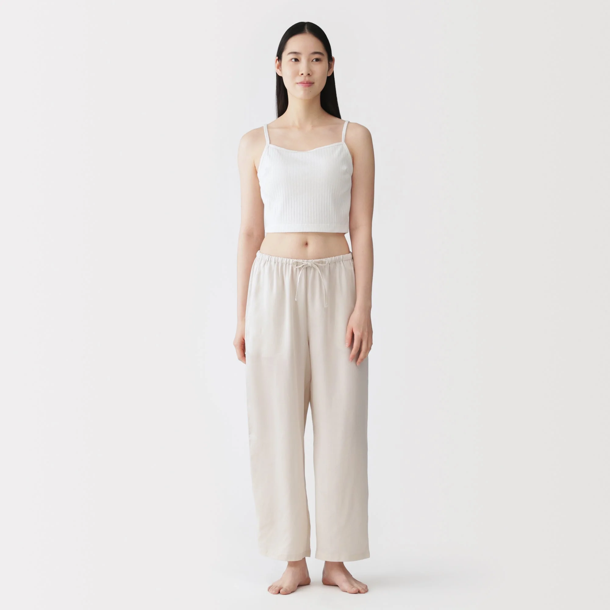 Cotton Rib Bra Camisole - Image 11