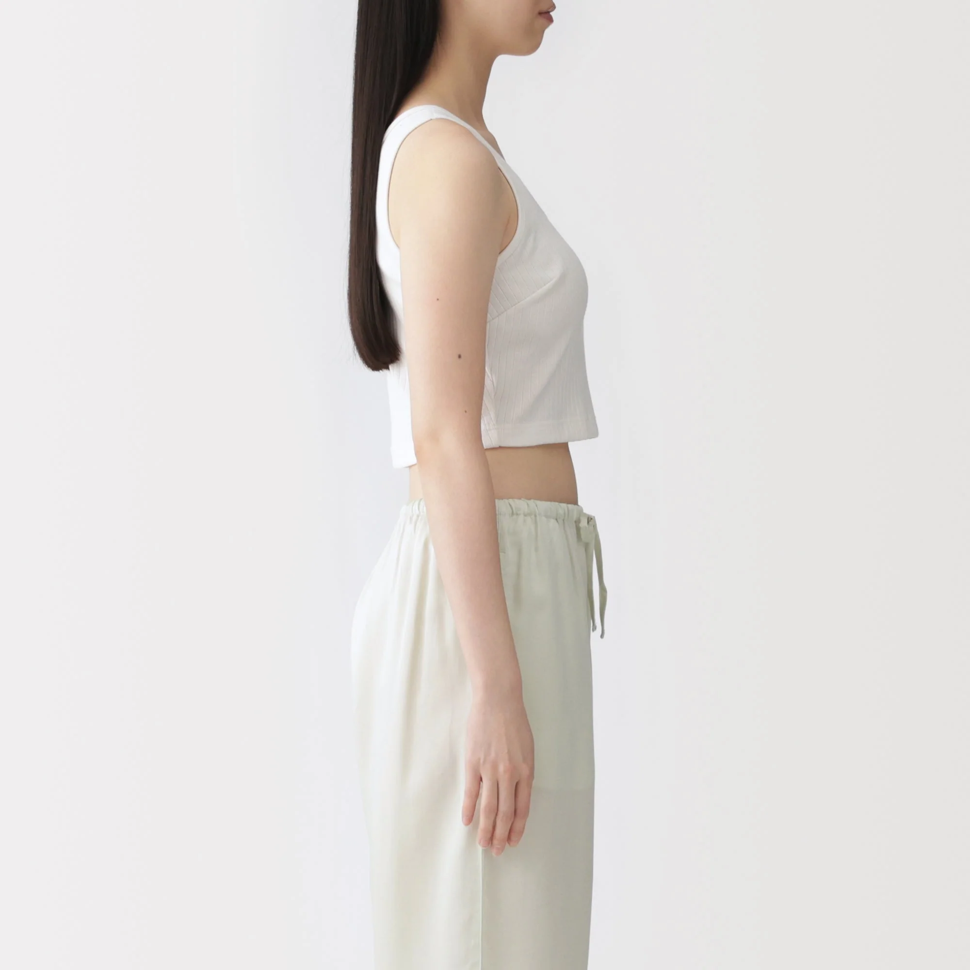 Cotton Rib Bra Tank Top - Image 27