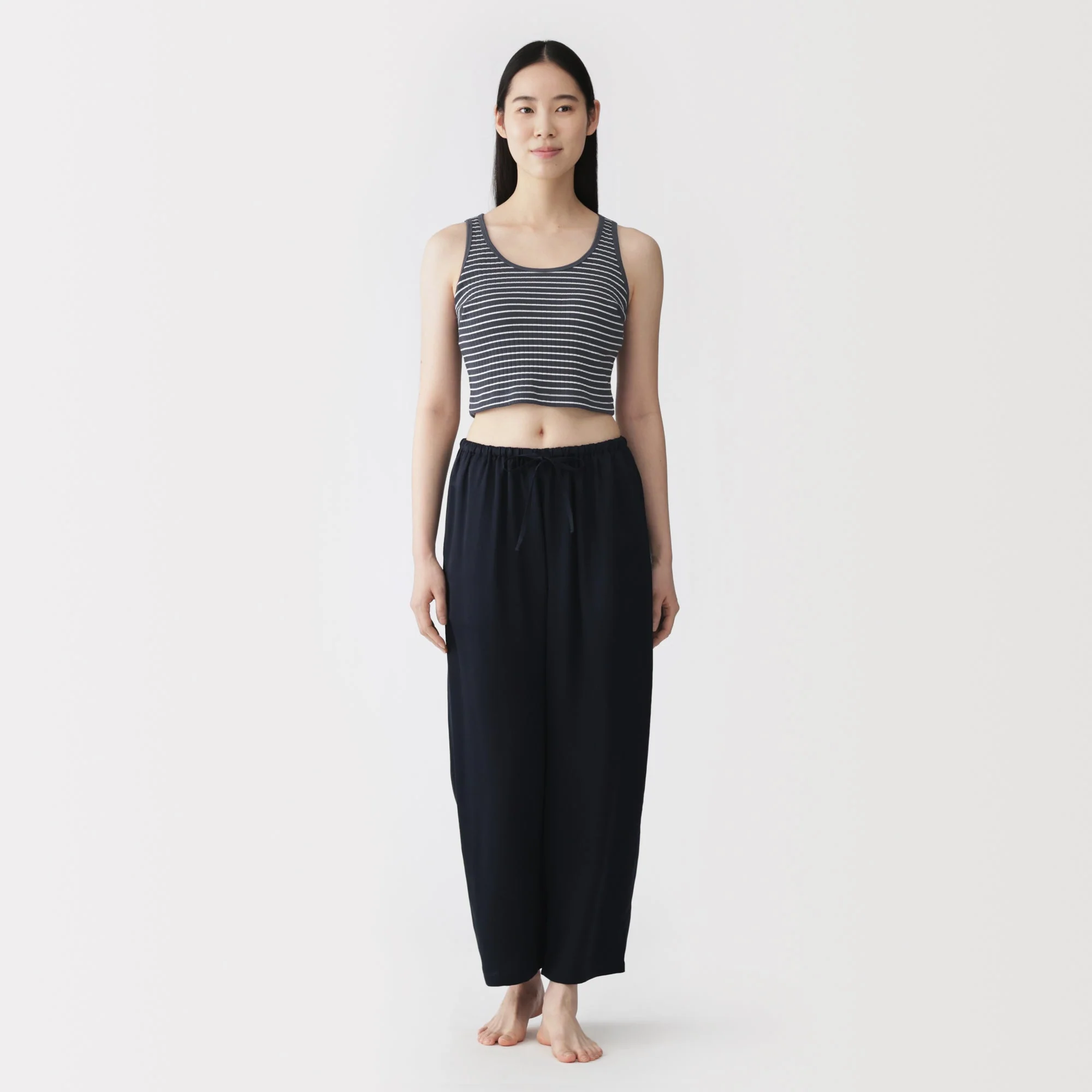 Cotton Rib Bra Tank Top - Image 35