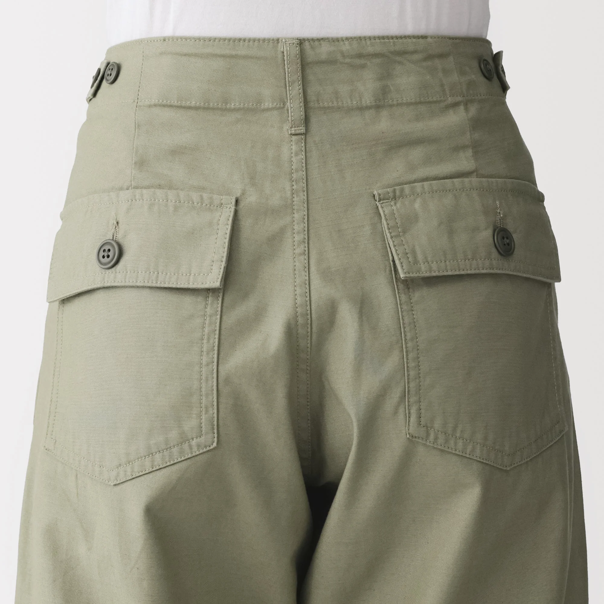 Cotton Satin Baker Pants - Image 18