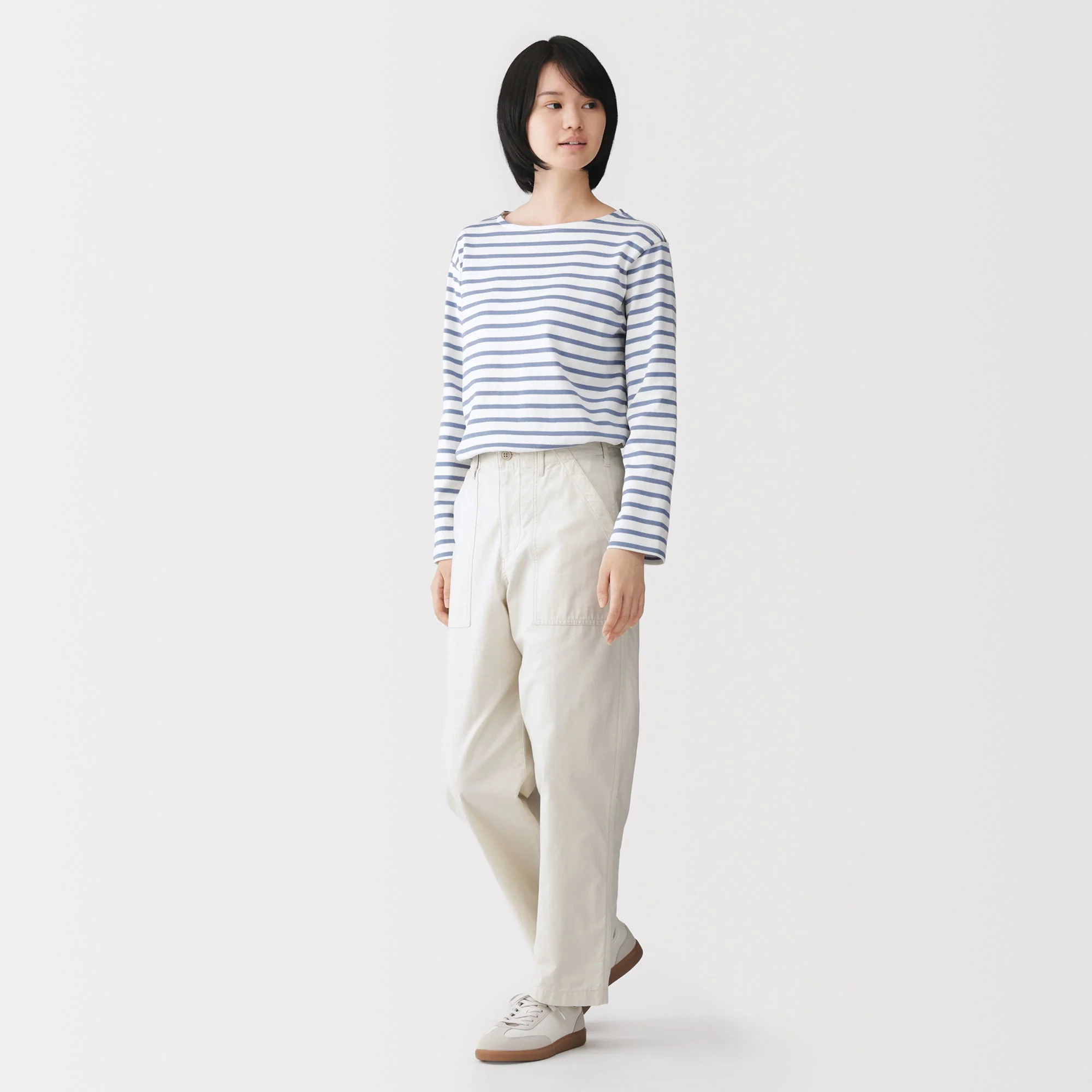 Cotton Satin Baker Pants - Image 24