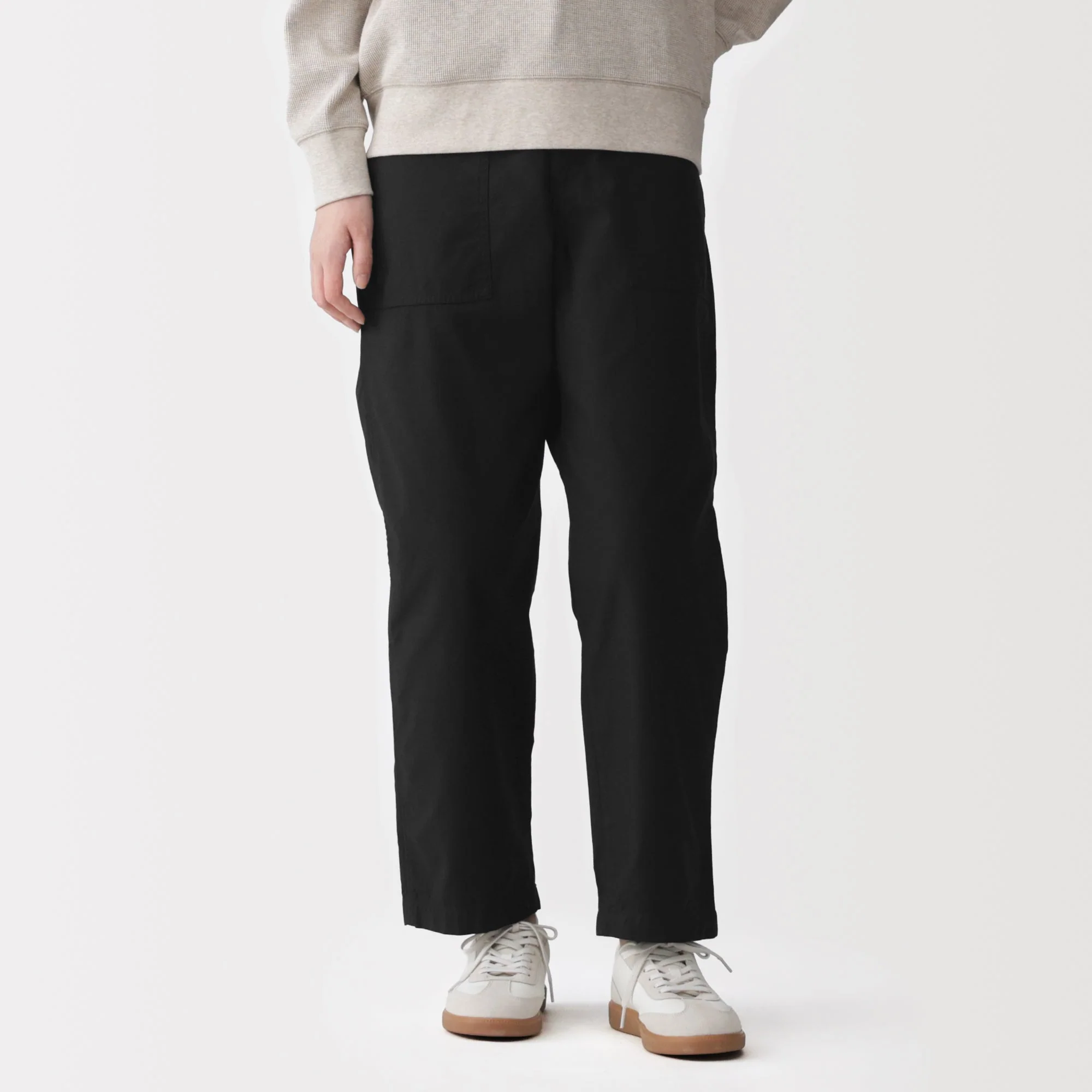 Cotton Satin Baker Pants - Image 33