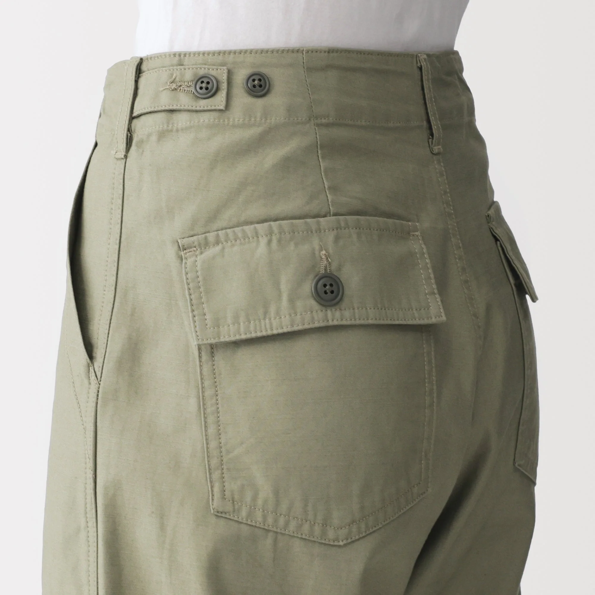 Cotton Satin Baker Pants - Image 9