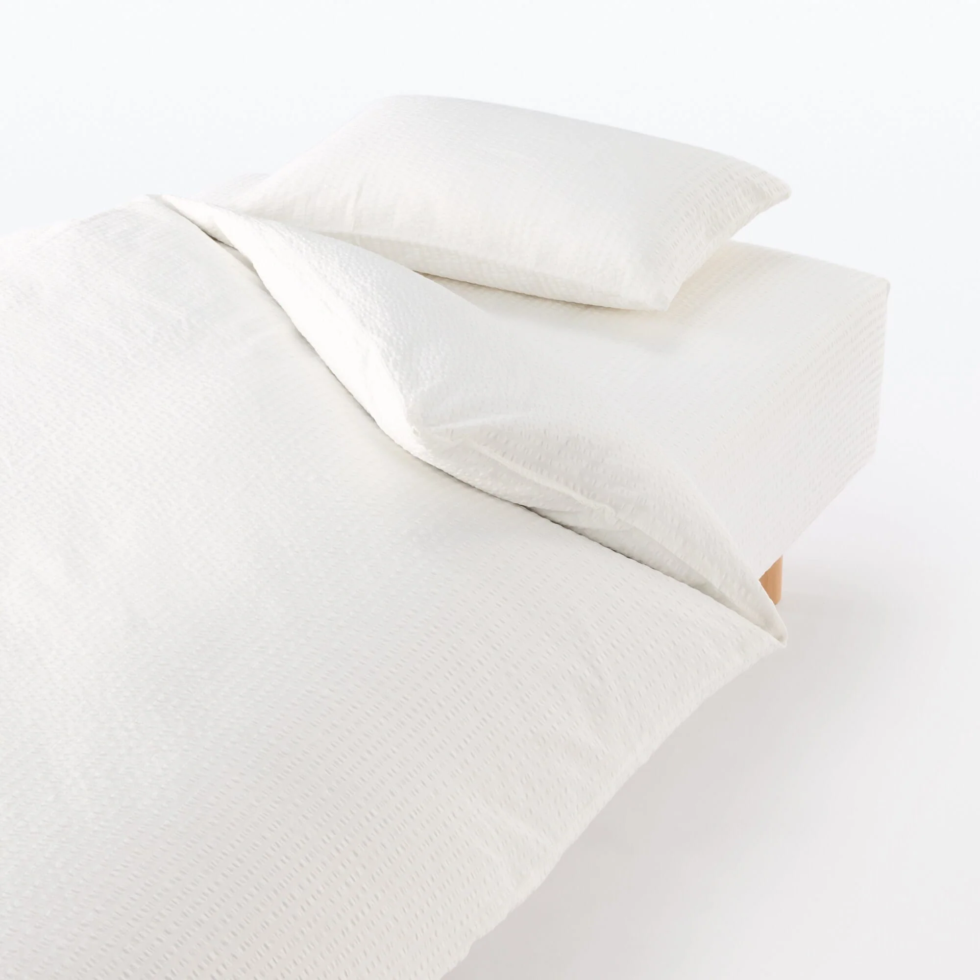 Cotton Seersucker Duvet Cover - Image 9