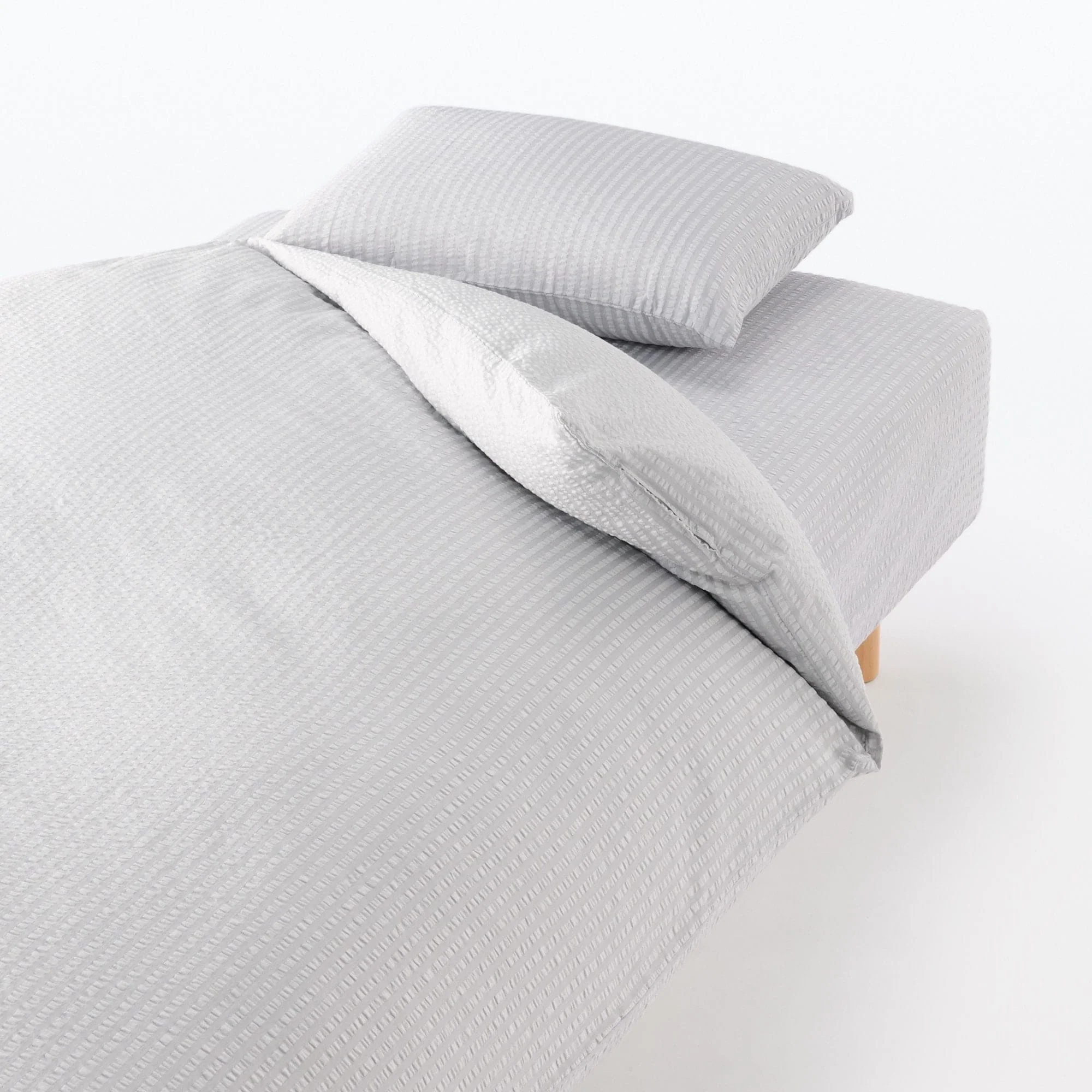 Cotton Seersucker Fitted Sheet - Image 12