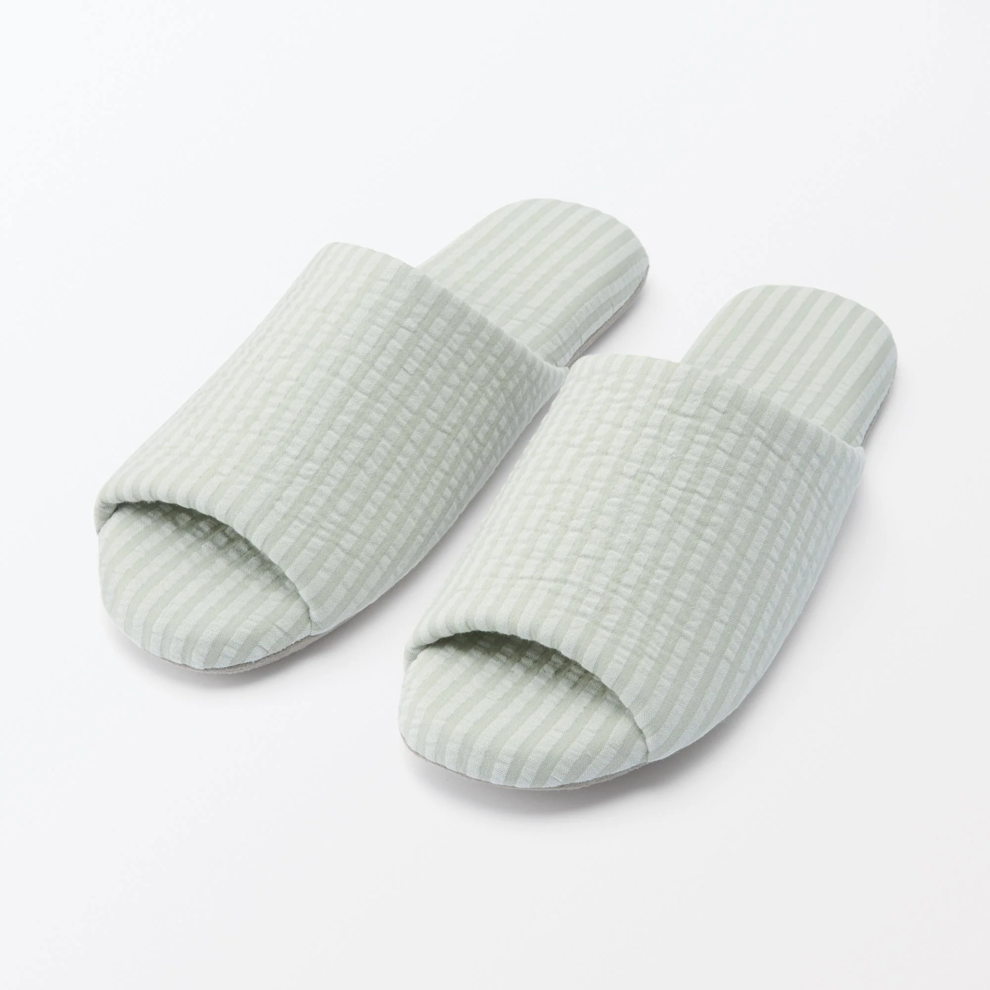 Cotton Seersucker Soft Slippers - Image 3
