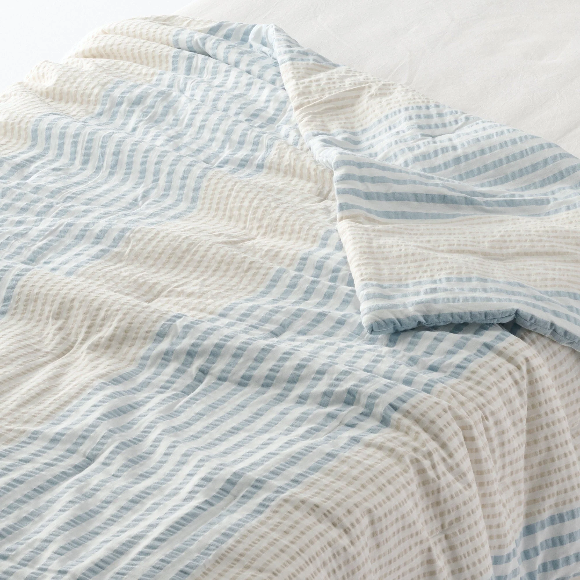 Cotton Seersucker Thin Duvet - King - Image 15