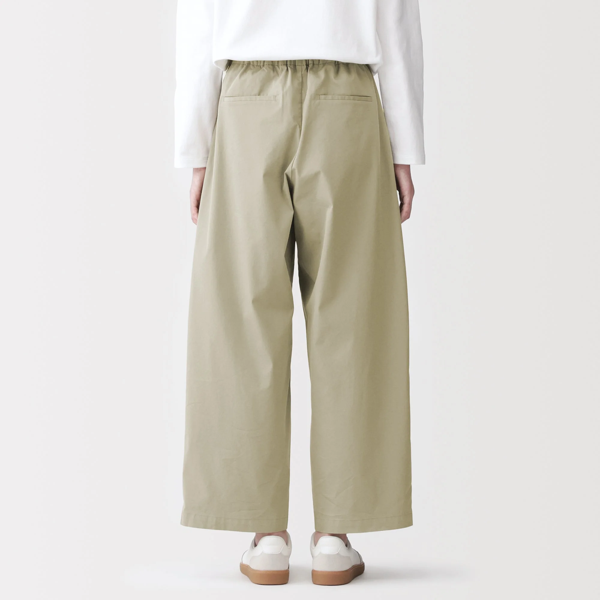 Cotton Twill Wide Tapered Pants - Image 33