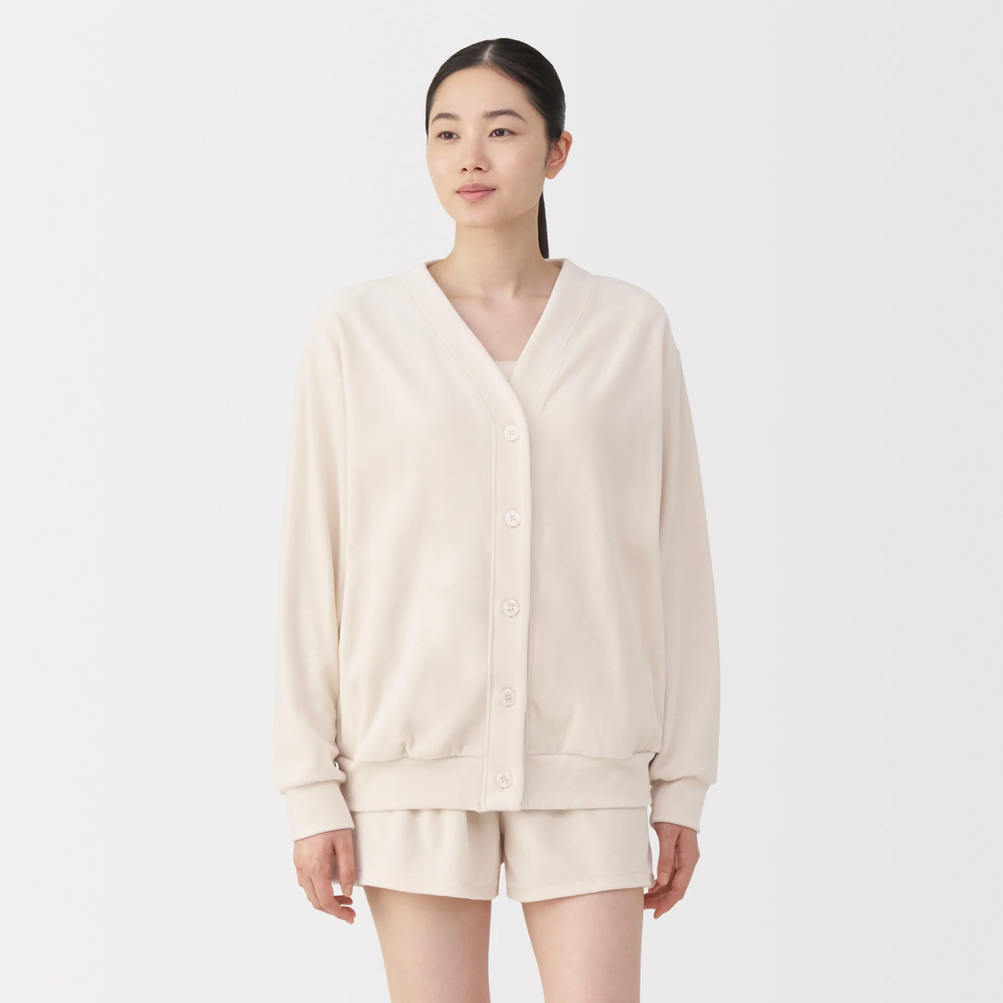 Cotton Velour Cardigan - Image 11