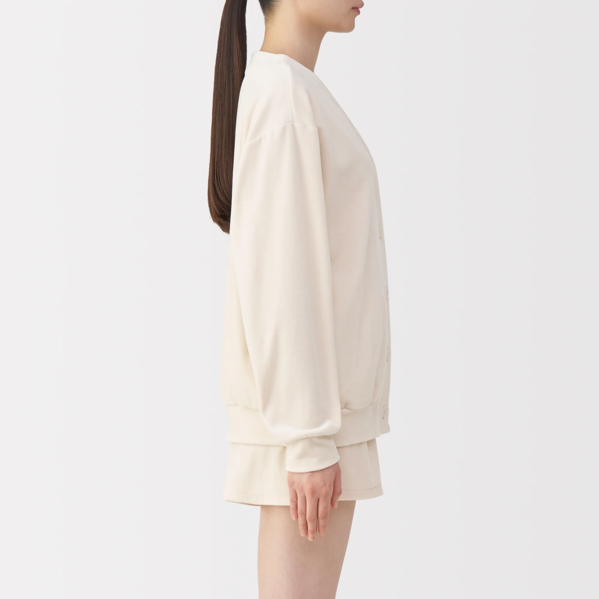 Cotton Velour Cardigan - Image 13