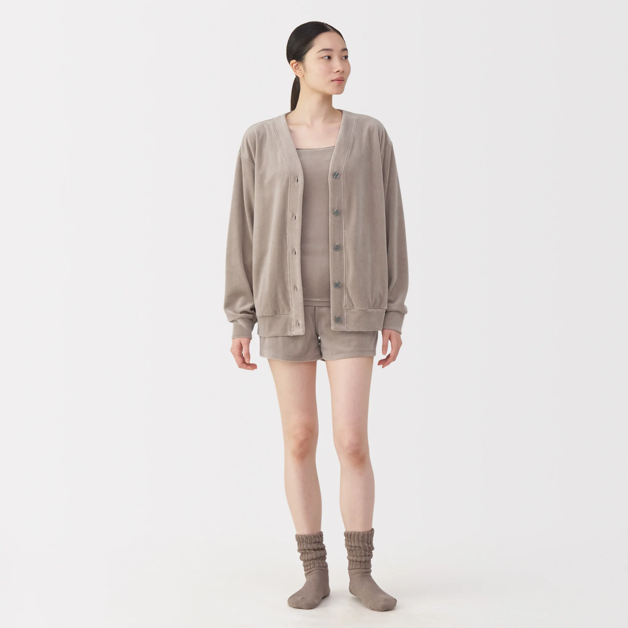 Cotton Velour Cardigan - Image 20