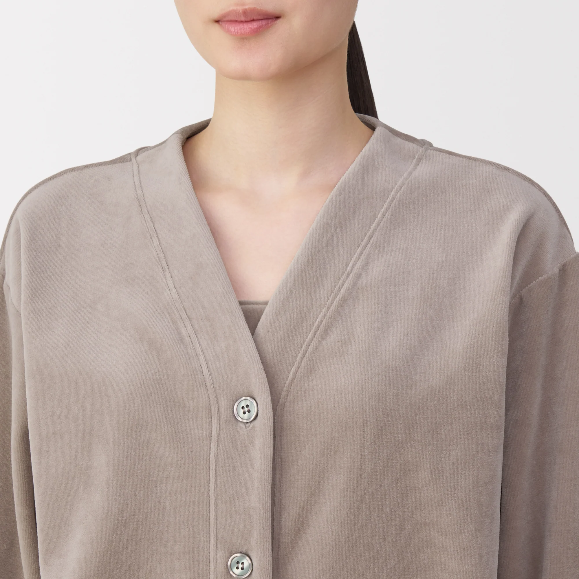 Cotton Velour Cardigan - Image 23
