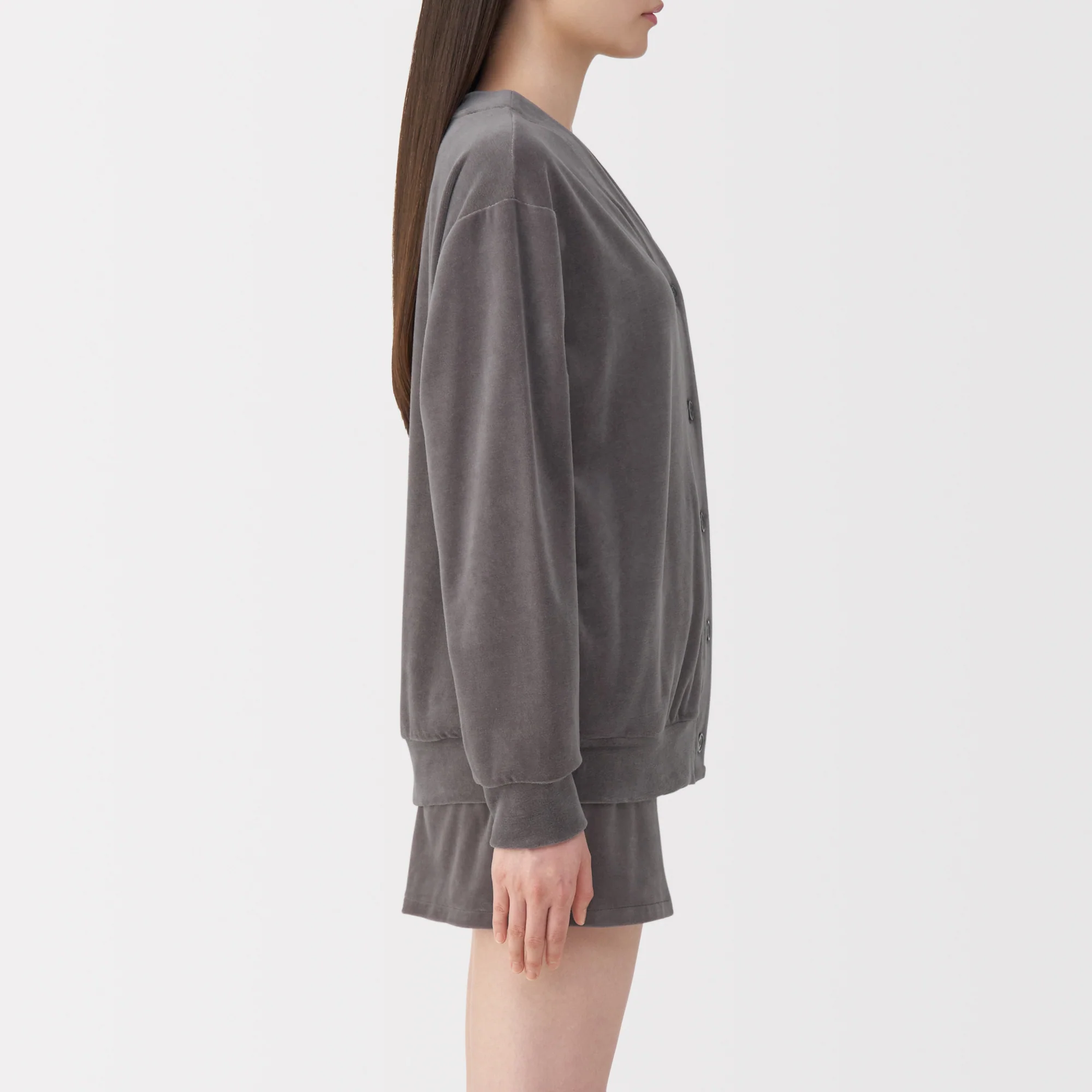 Cotton Velour Cardigan - Image 5