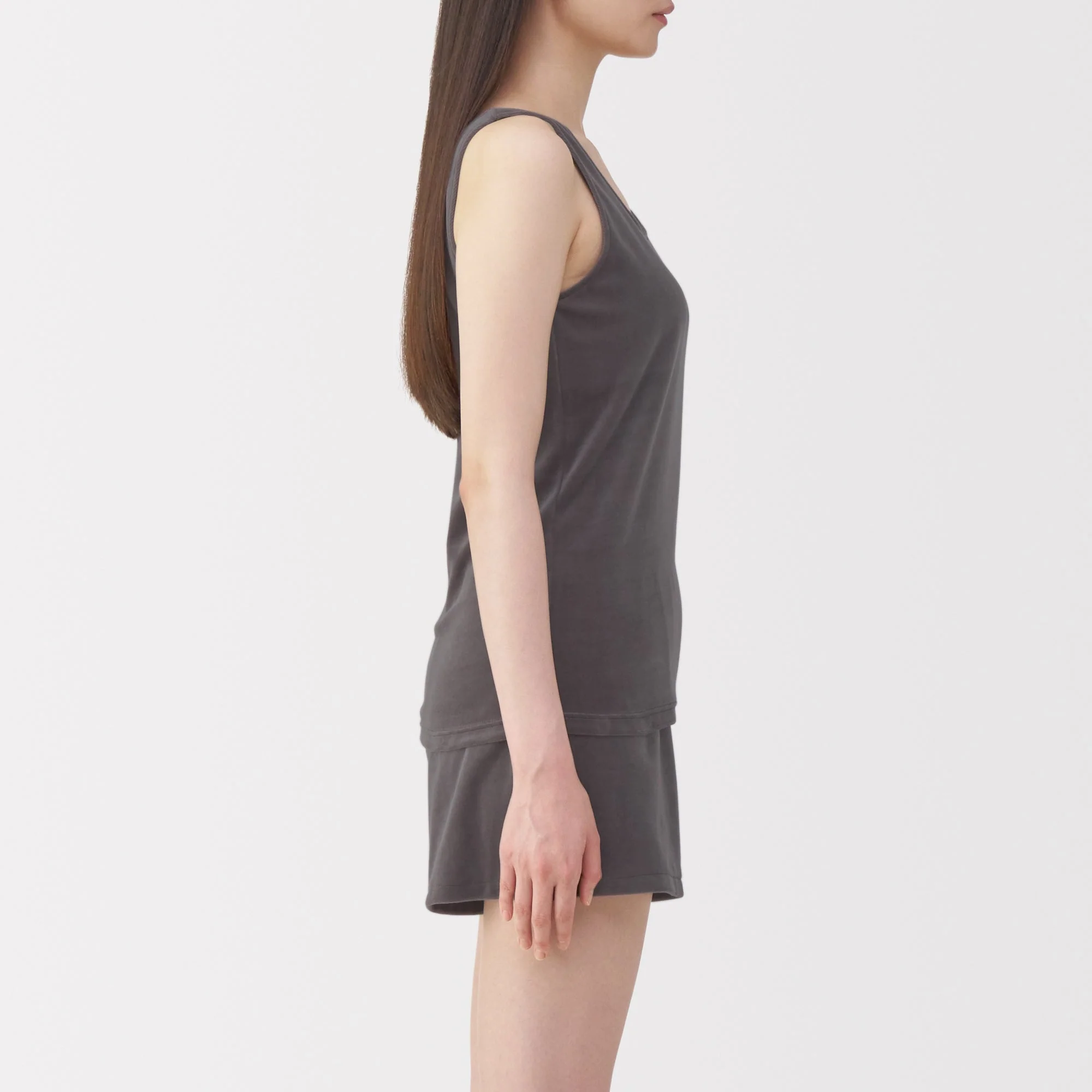 Cotton Velour Tank Top - Image 12