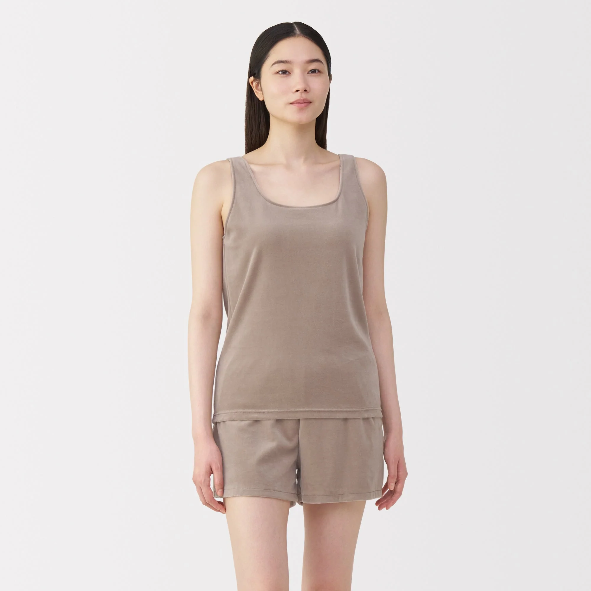 Cotton Velour Tank Top - Image 3