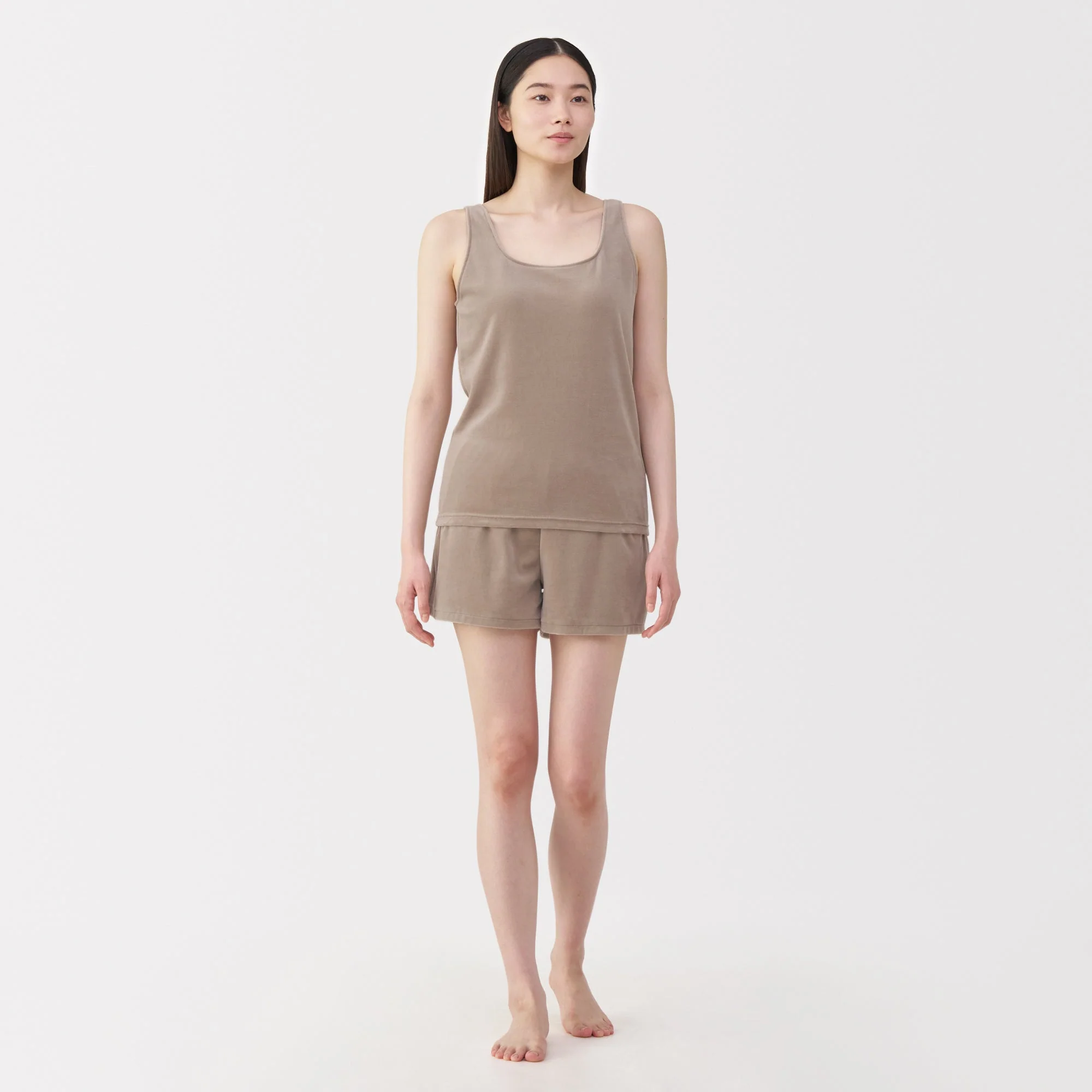 Cotton Velour Tank Top - Image 4