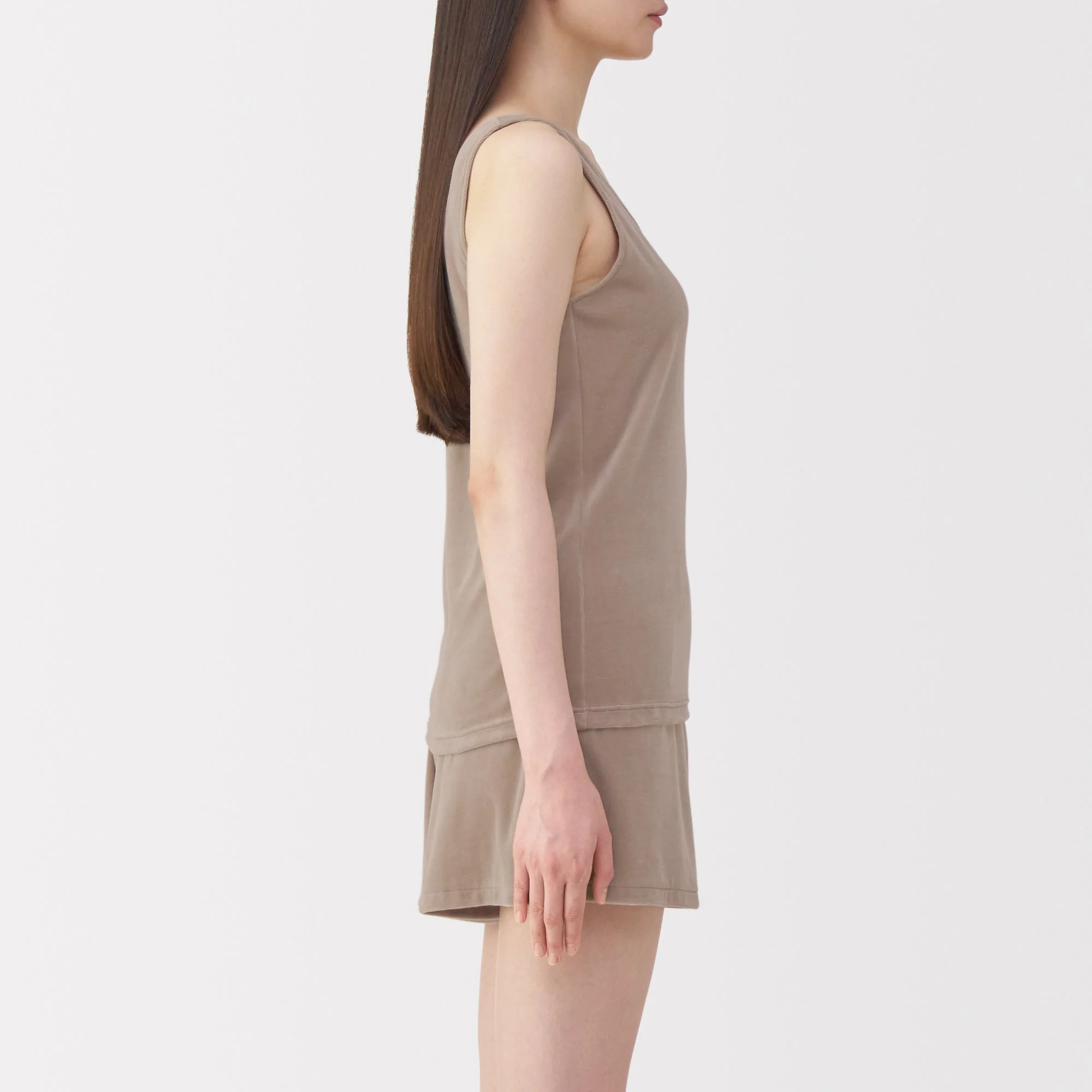 Cotton Velour Tank Top - Image 5