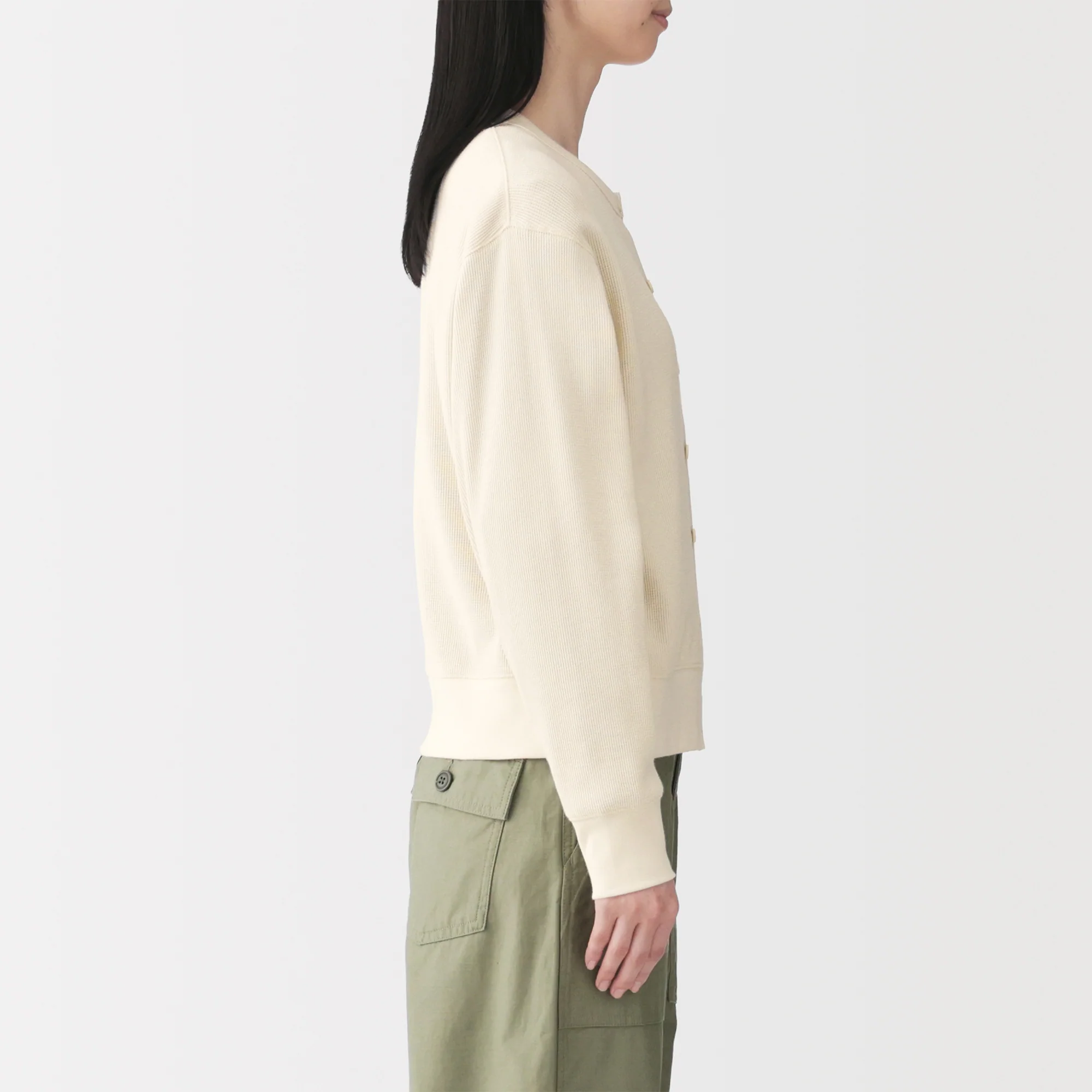 Cotton Waffle Cardigan - Image 19
