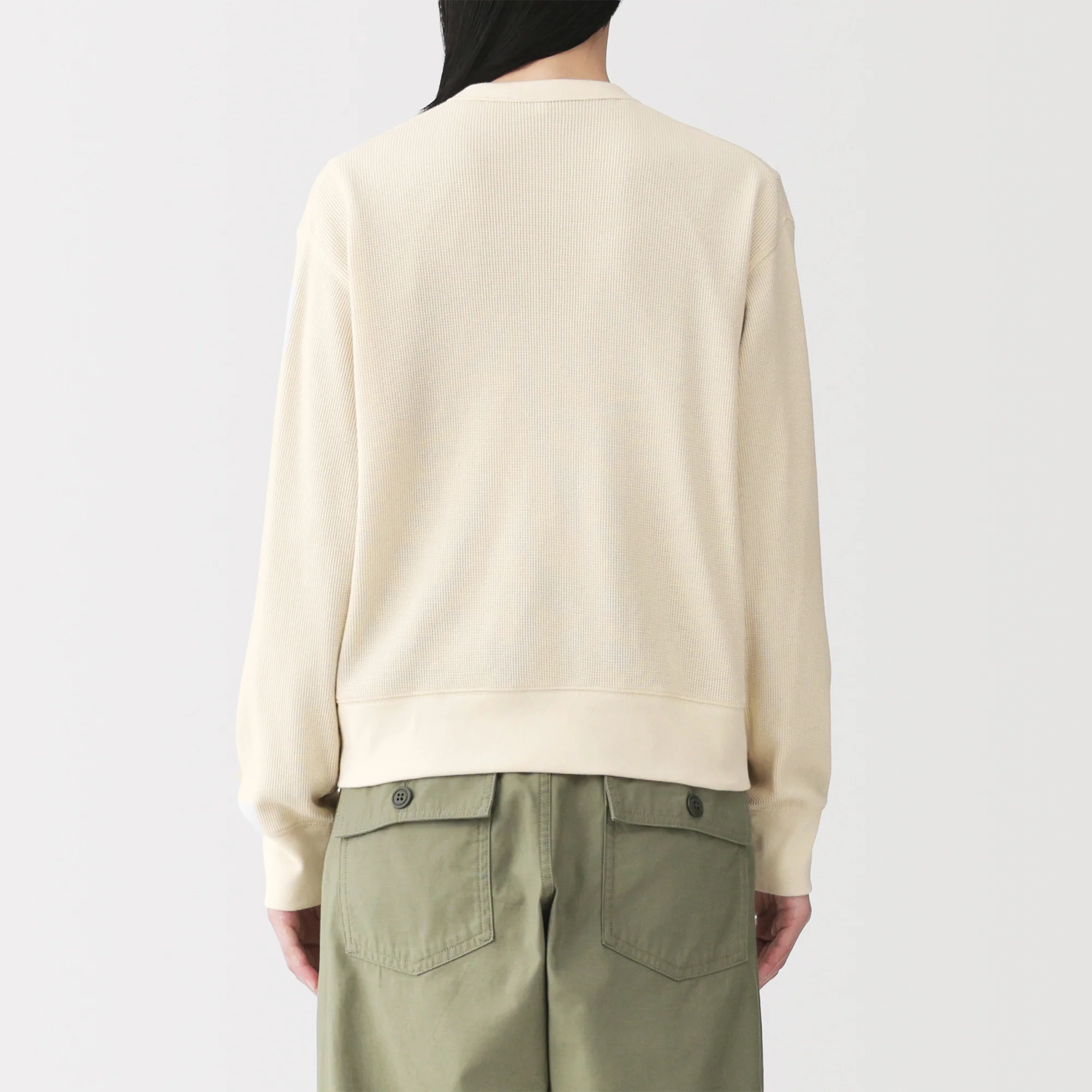 Cotton Waffle Cardigan - Image 6